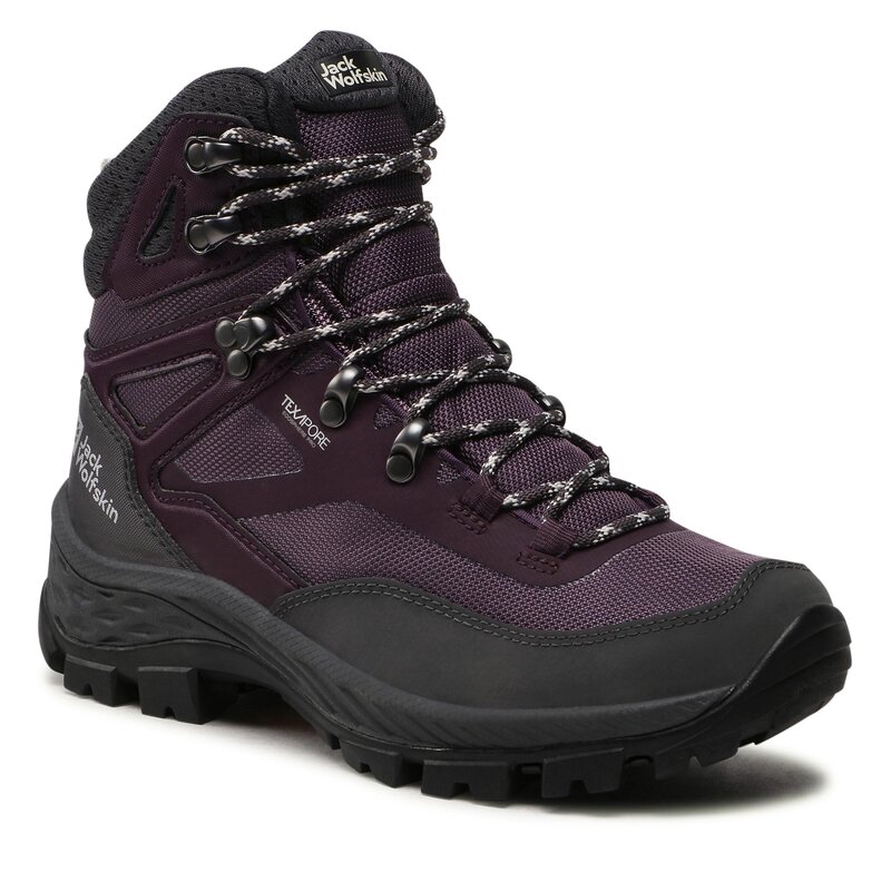 Trekkingschuhe Jack Wolfskin Rebellion Guide Texapore Mid W 4053801 Purple/Grey Trekkingschuhe Stiefel und andere Damenschuhe