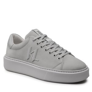Sneakers KARL LAGERFELD - KL52217 Light Grey Nubuck