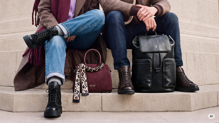 ¿Qué zapatos y bolso para el invierno?
