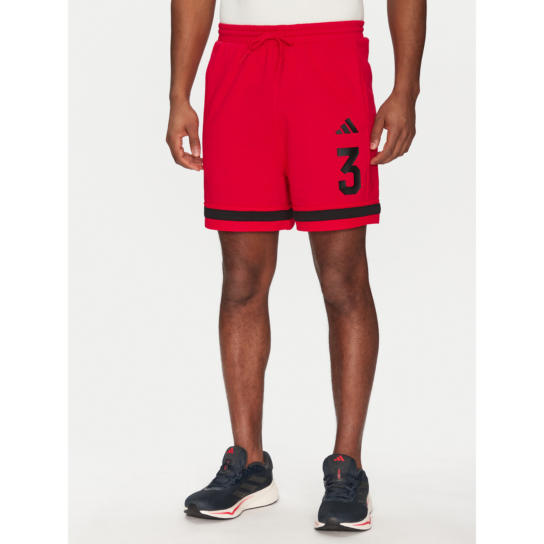 adidas Sportshorts Seasonal Essentials Sport JD8089 Rot Regular Fit