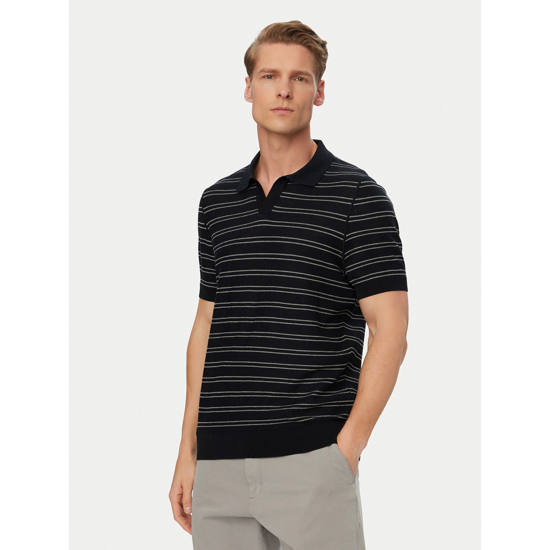 BOSS Poloshirt H-Narciso 50560483 Dunkelblau Regular Fit