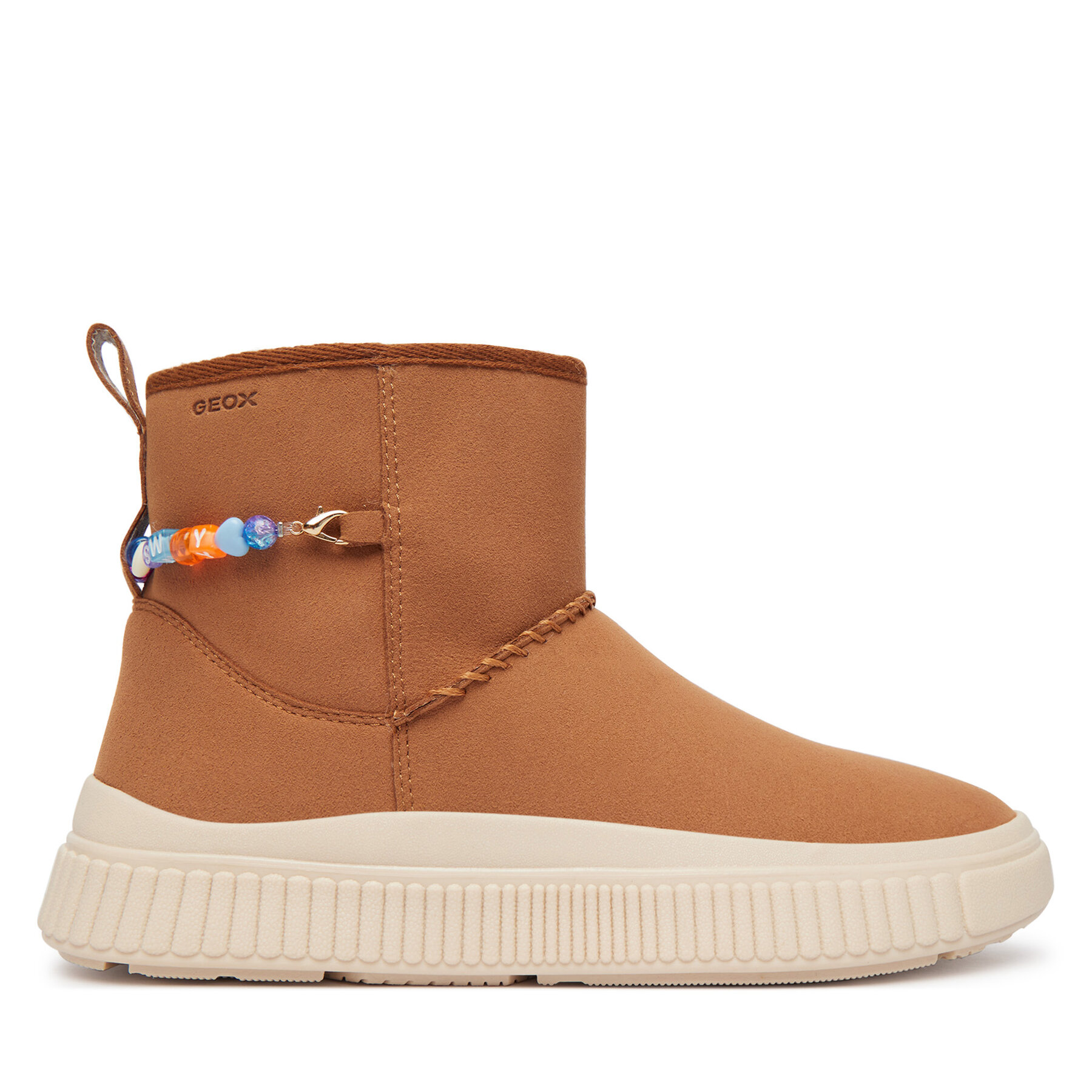 Kozačky Geox J Laquinny Girl J66M3E 000AU C6627 S Hnědá