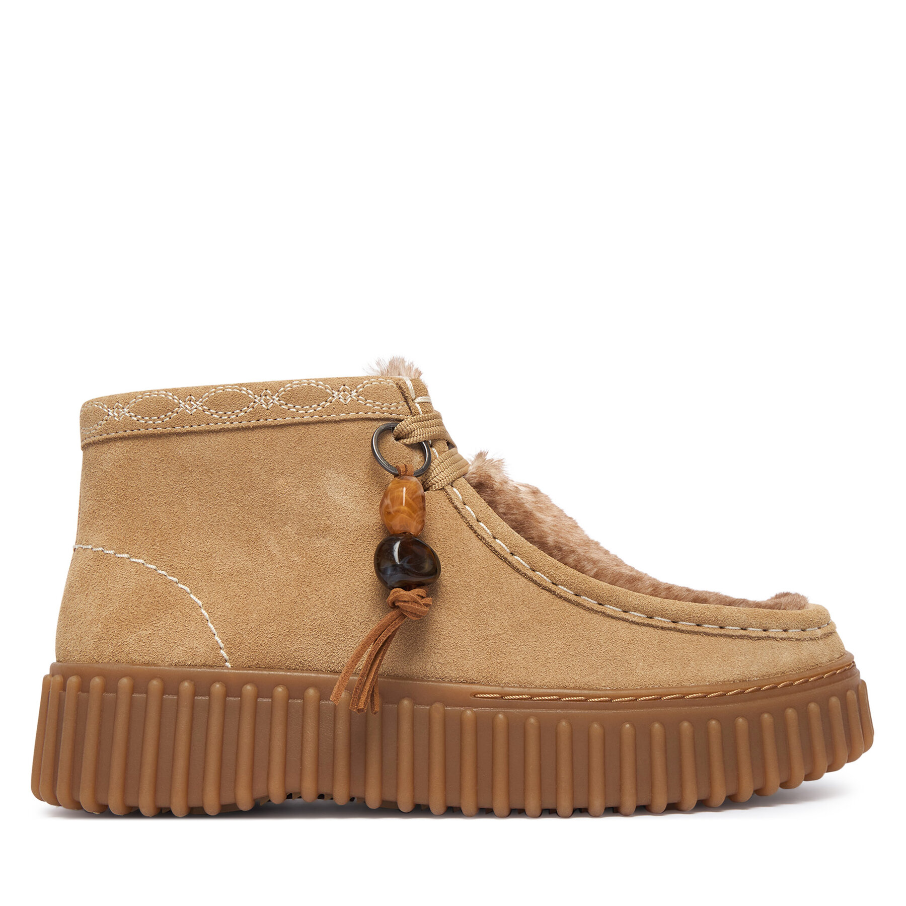 Зимни обувки Clarks Torhill Moss 26329429 Светлобежов