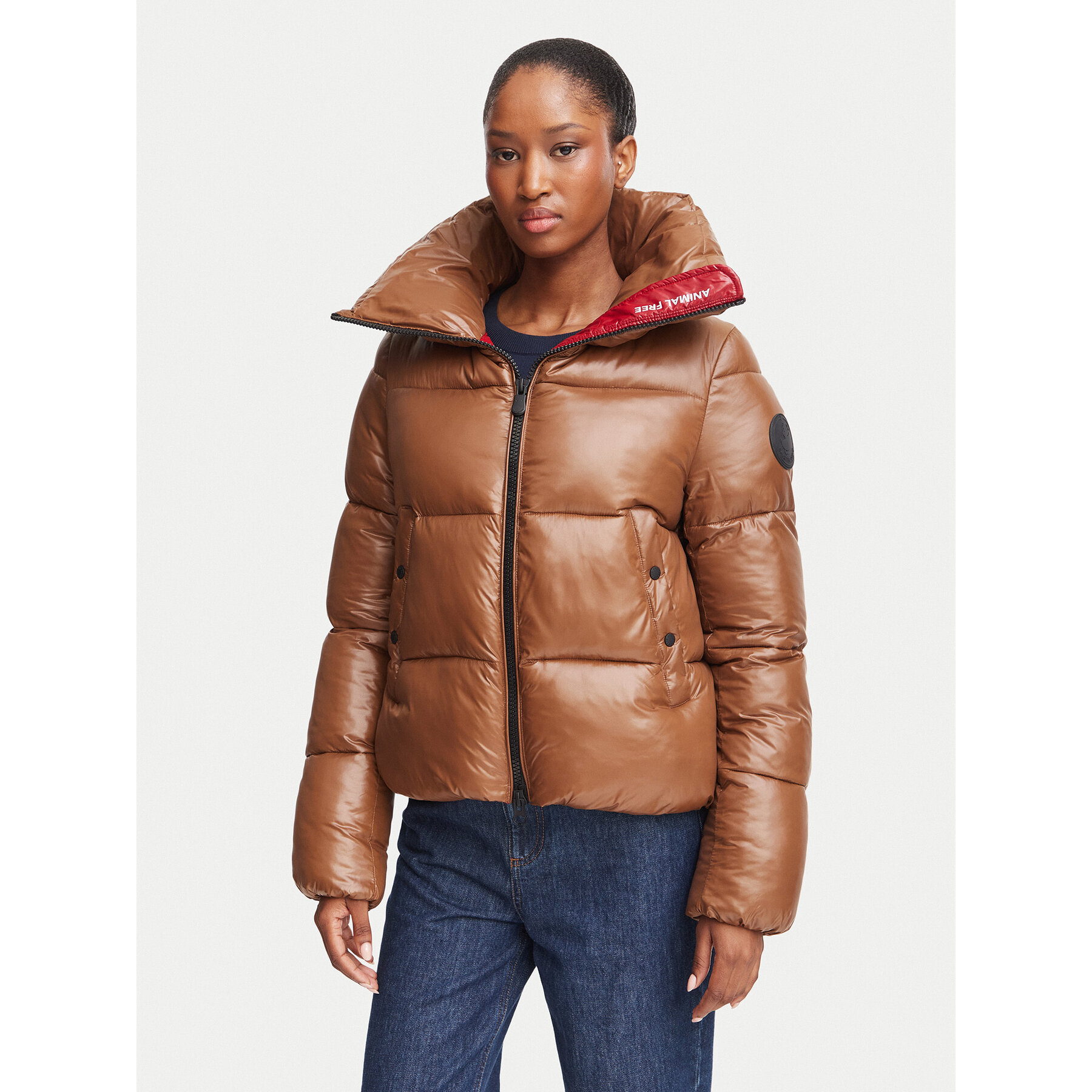 Save The Duck Winterjacke D39370W LOVE21 Dunkelbraun Regular Fit