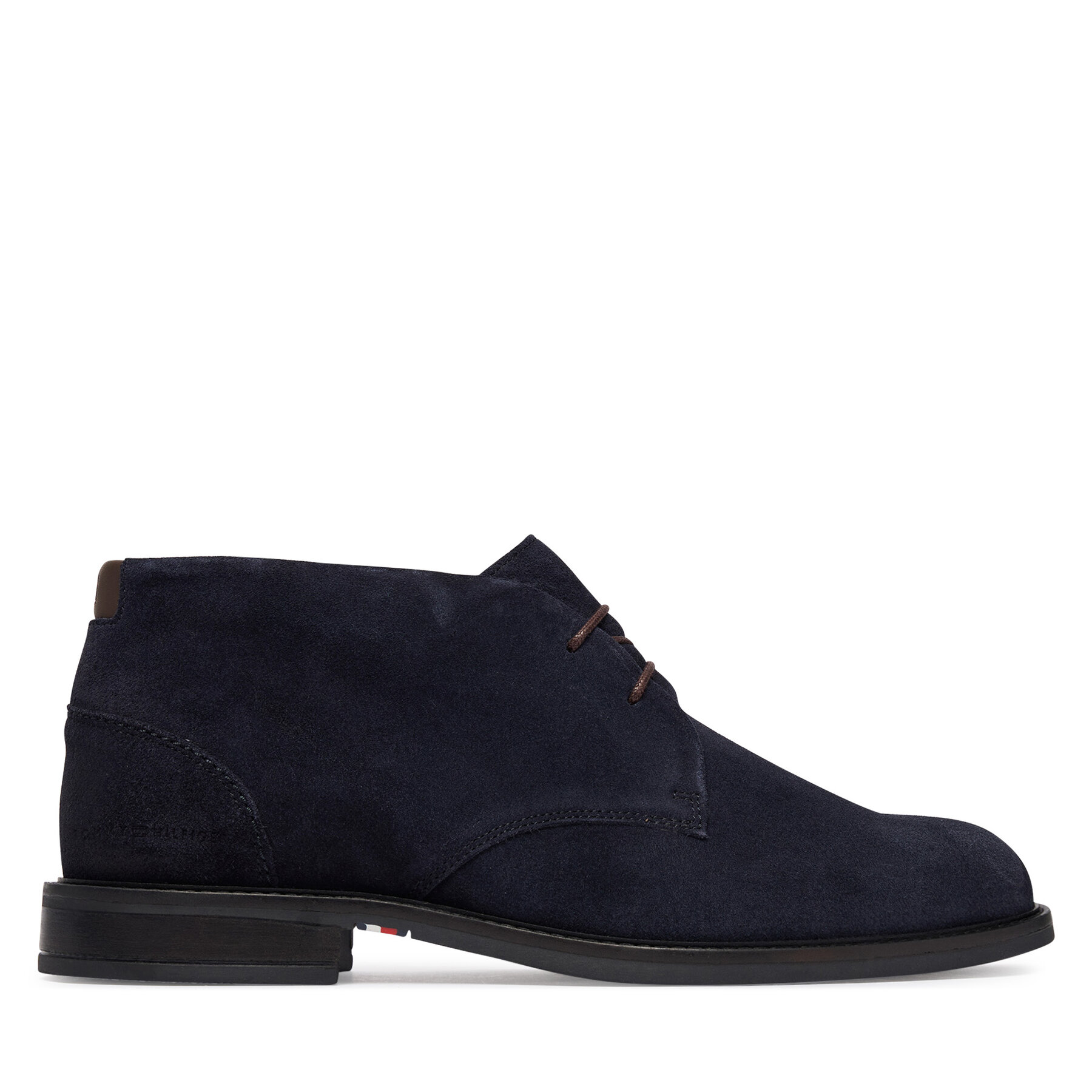 Ghete Tommy Hilfiger Corporate Dressy Suede Lace Boot FM0FM05951 Bleumarin