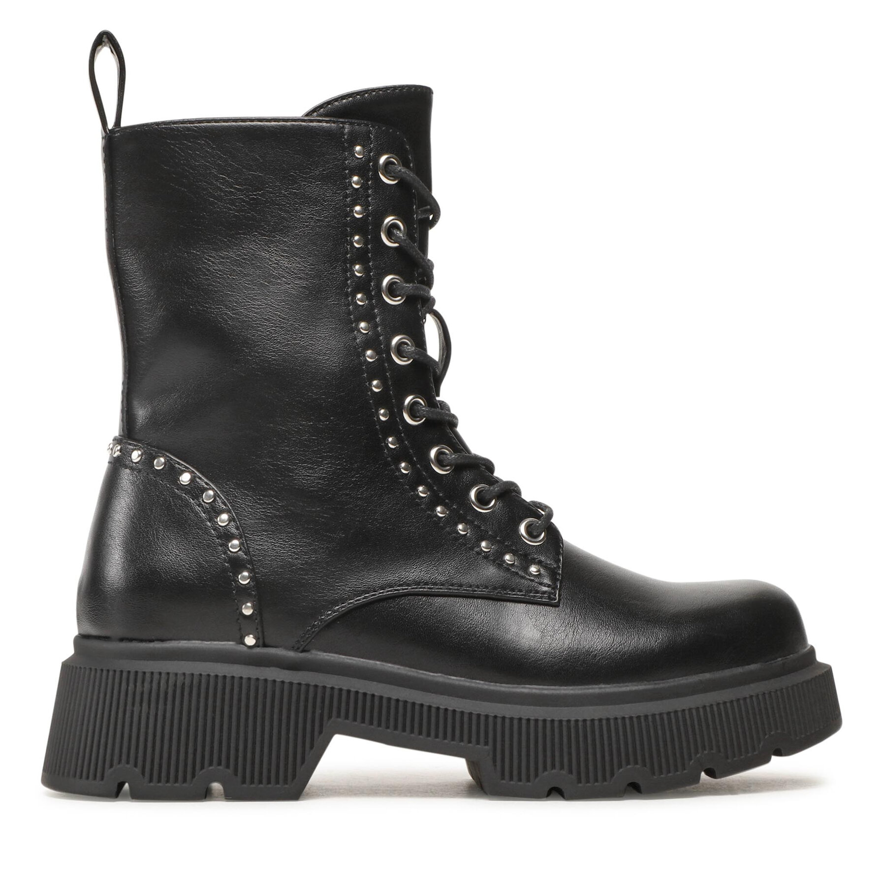 Šnurovacia obuv DeeZee WS5956-01 Čierna