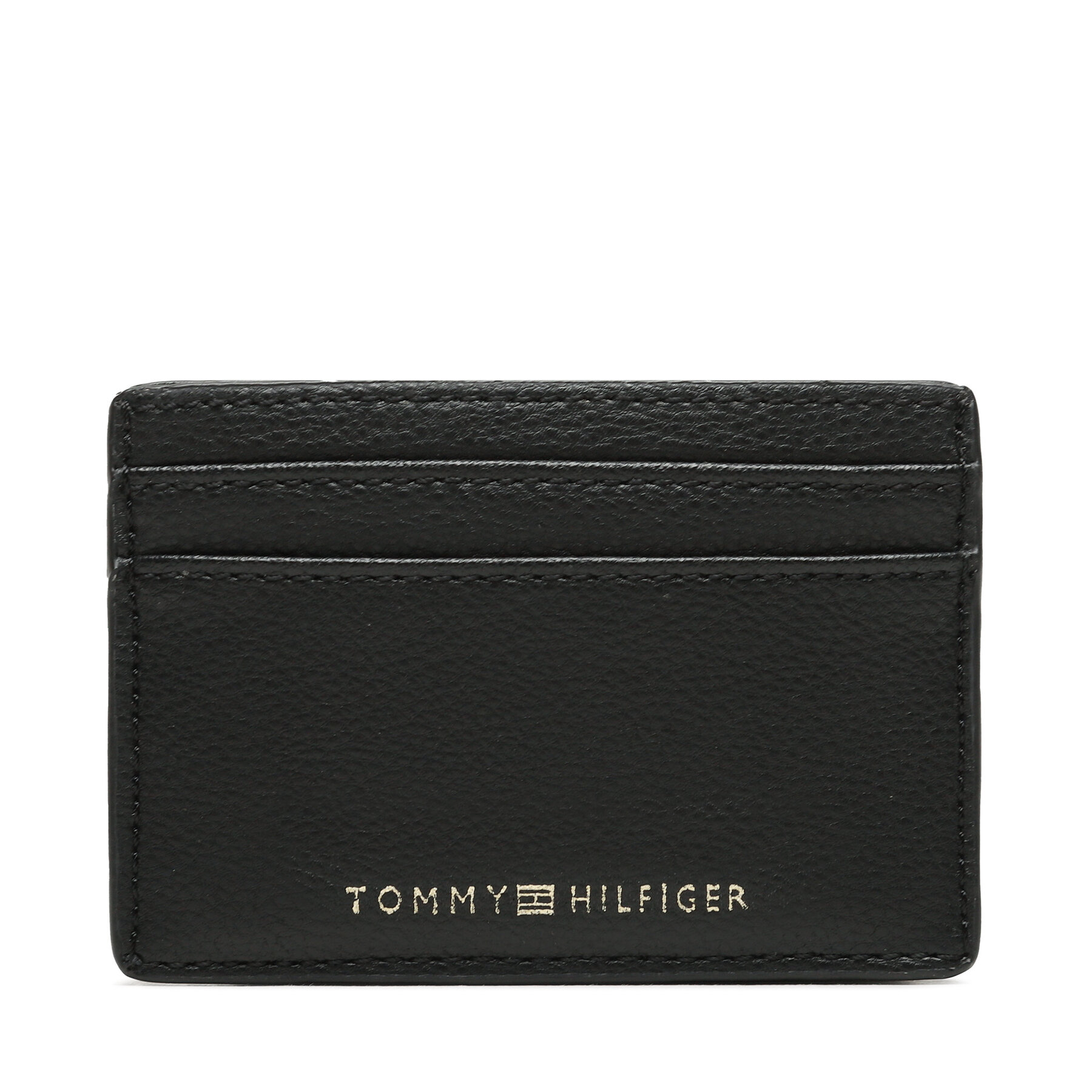 Custodie per carte di credito Tommy Hilfiger Th Contemporary Cc Holder AW0AW14894 Nero, Taglia 00, taglia : 00