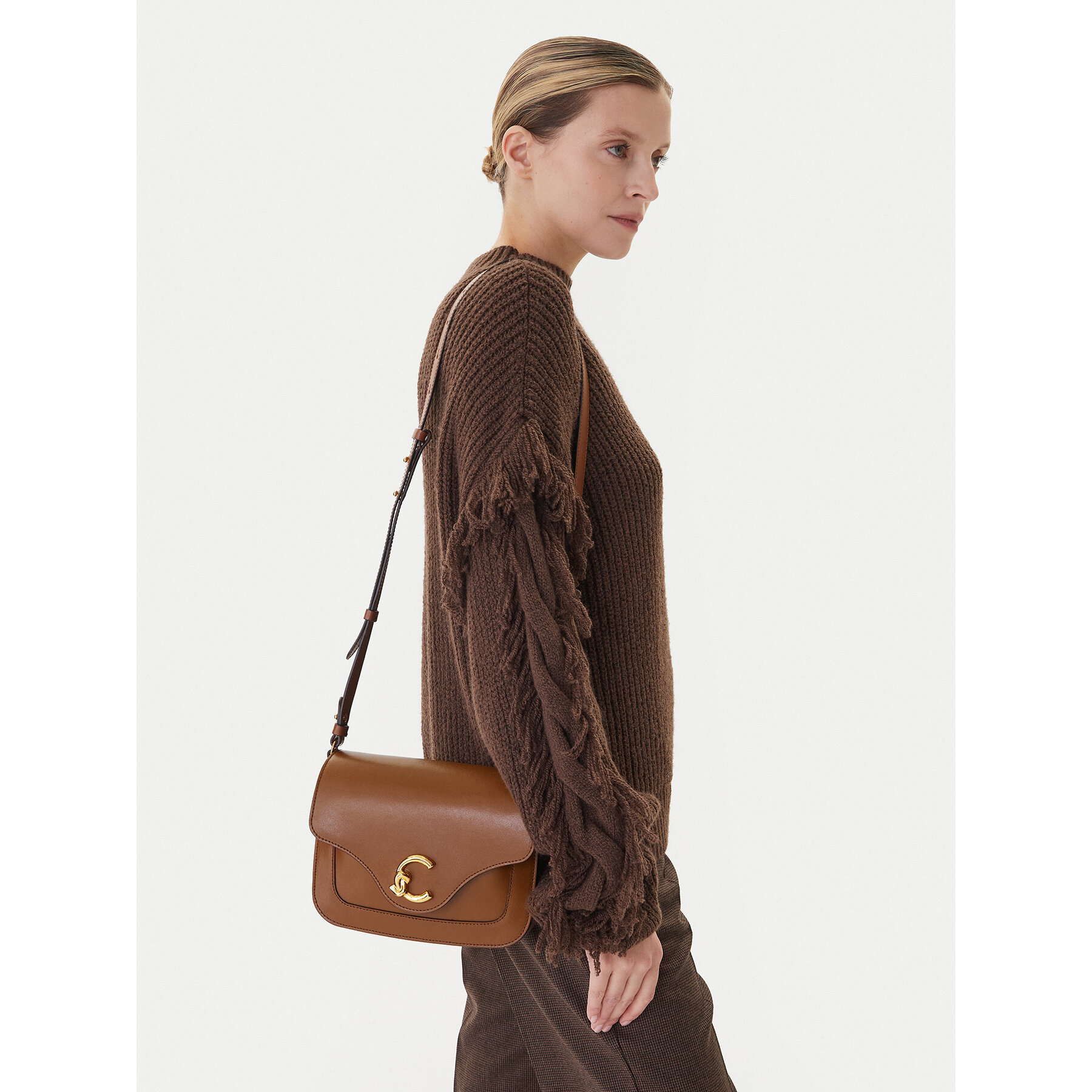 Дамска чанта Coccinelle Ssk Coccinelle C-Me Calf E1 SSK 15 01 01 Кафяв