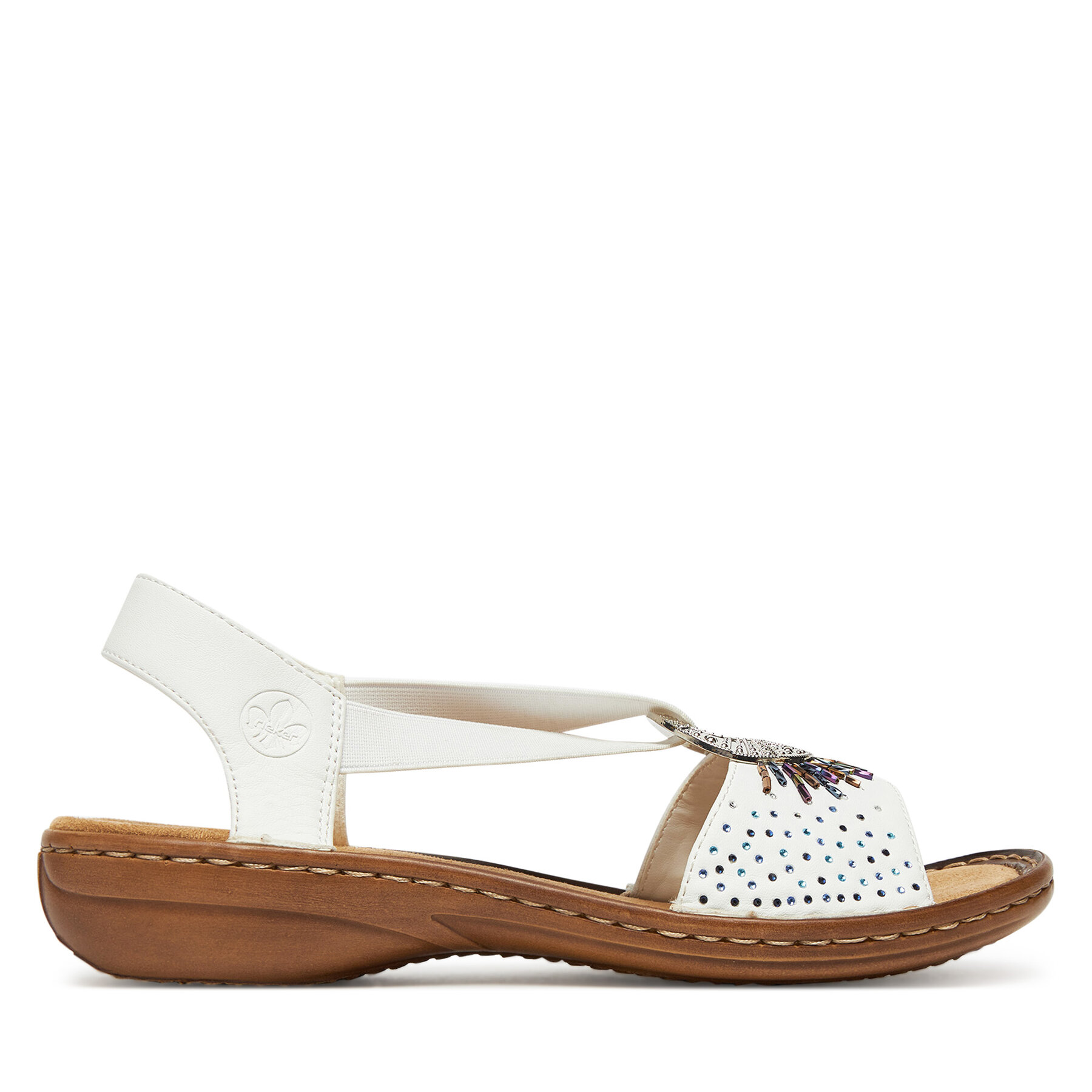 Sandale Rieker 60880-80 Alb