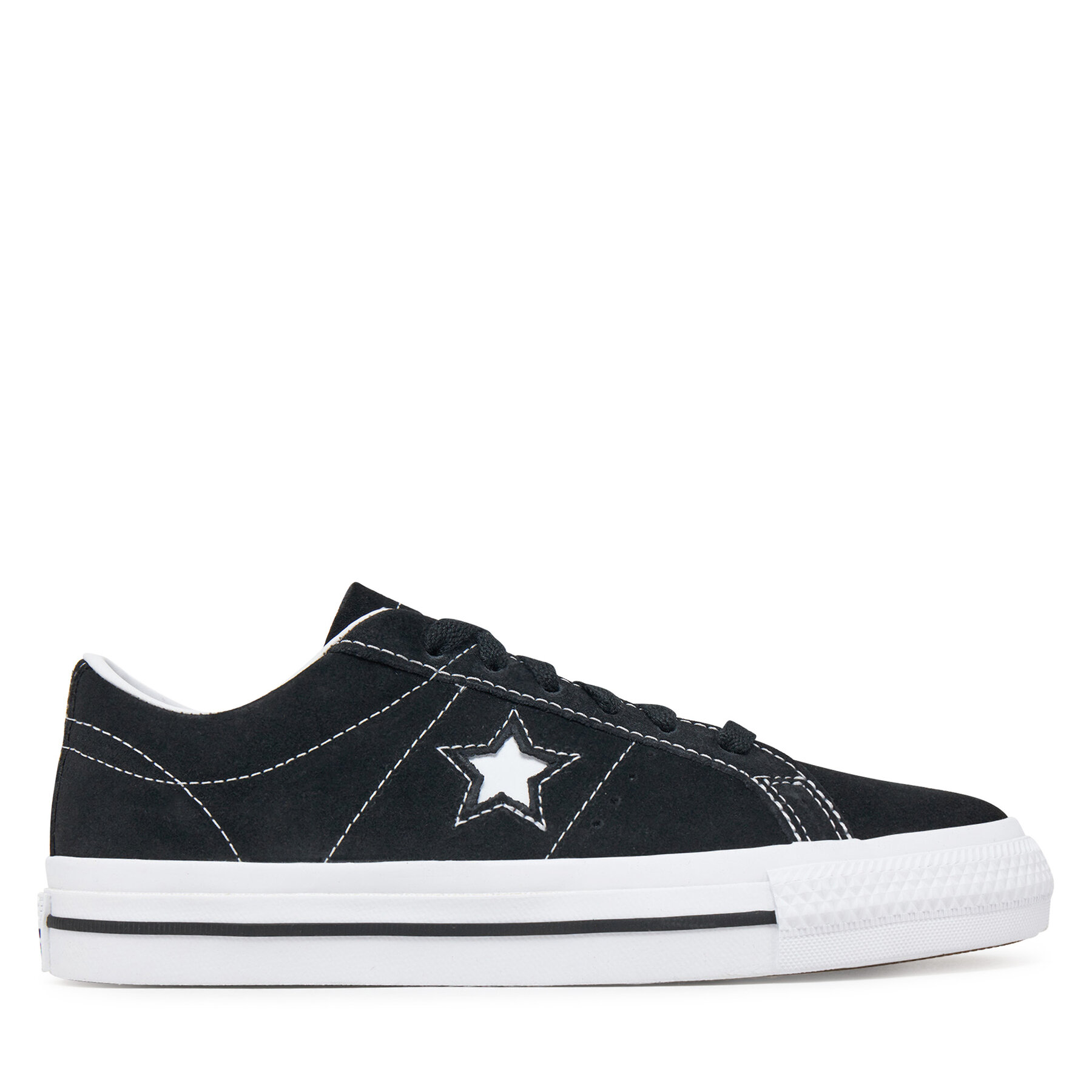 Unisex Sneakersy Converse, Rozmer: 42_5, Čierna, Cons One Star Pro Suede 171327C