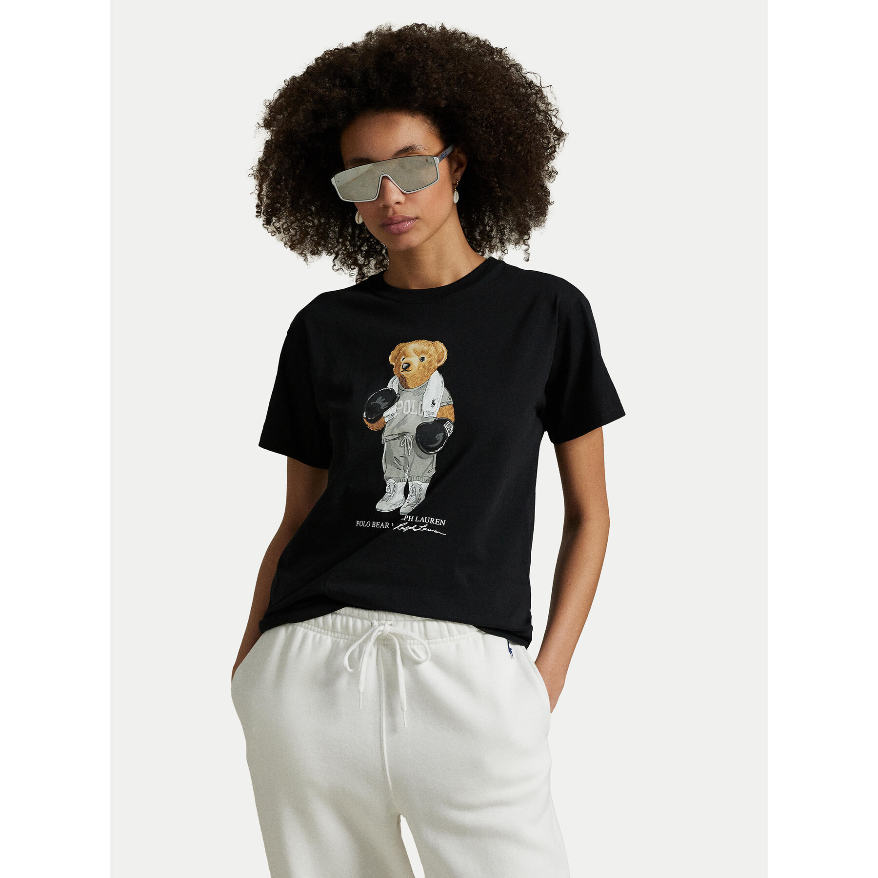 Polo Ralph Lauren T-Shirt 211971709001 Μαύρο Relaxed Fit
