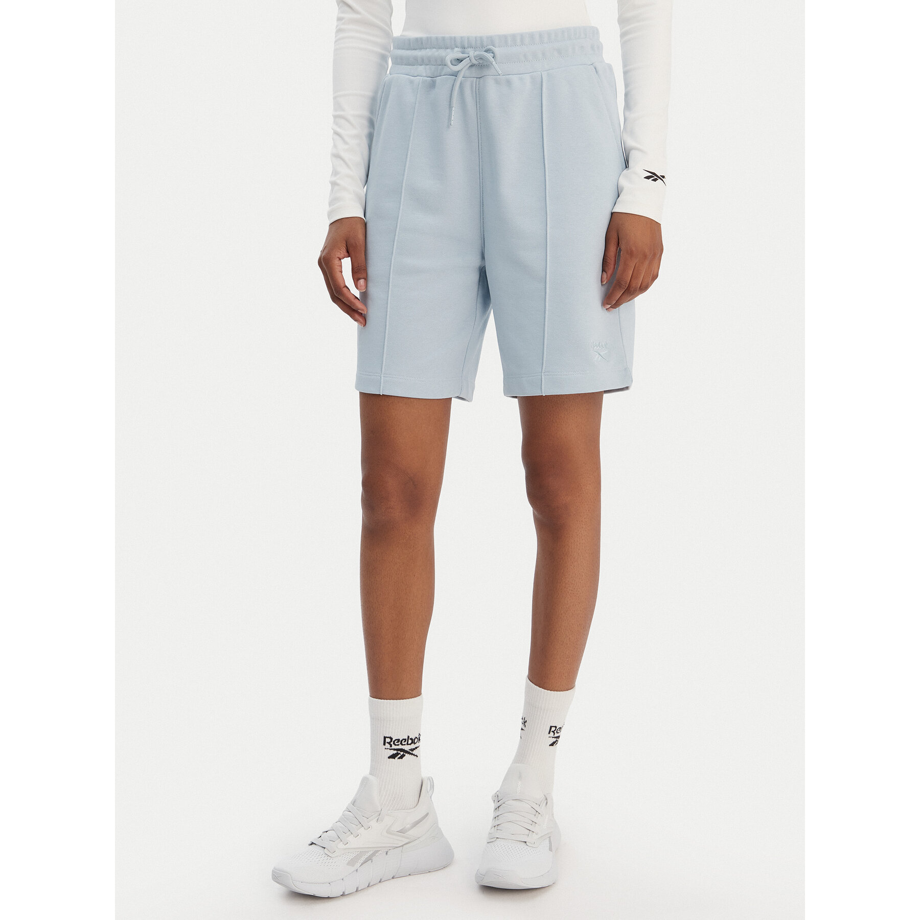 Reebok Sportske kratke hlače Sasha RK25510CCW Svijetloplava Regular Fit