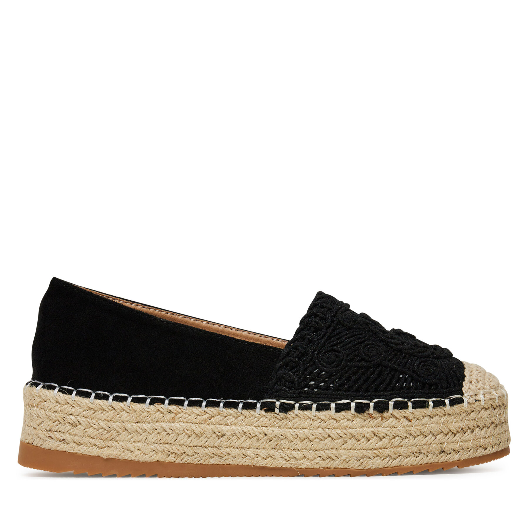Dámske Espadrilky DeeZee, Rozmer: 41, Čierna, LE601-66