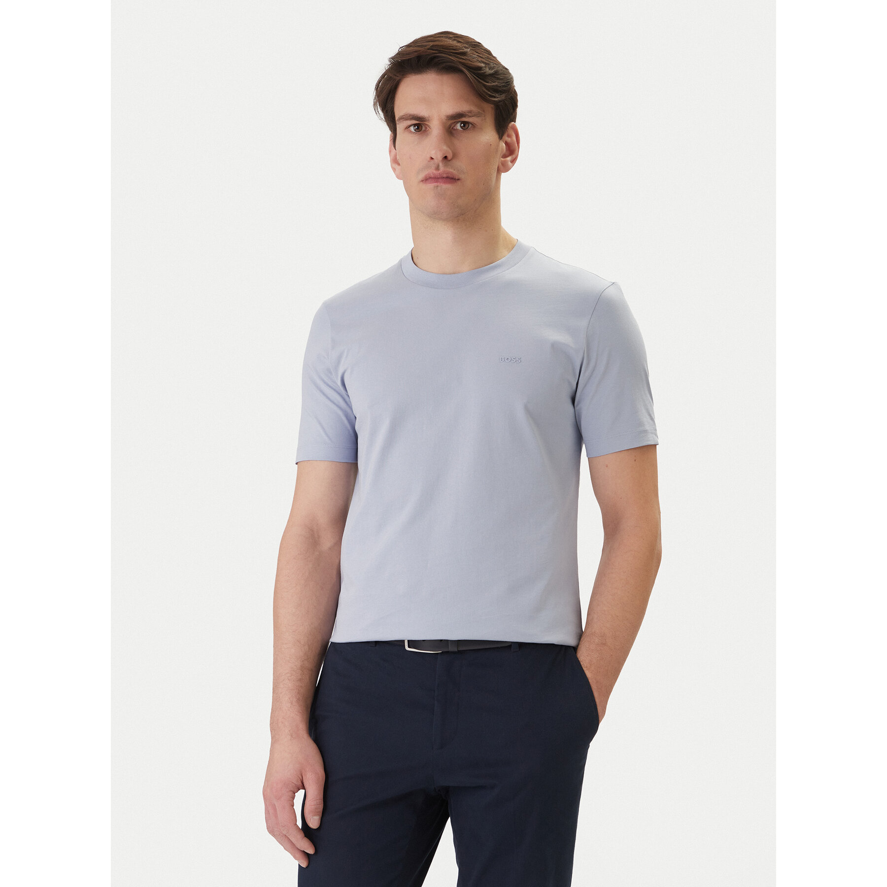 BOSS T-Shirt Thompson 01 50468347 Violett Regular Fit