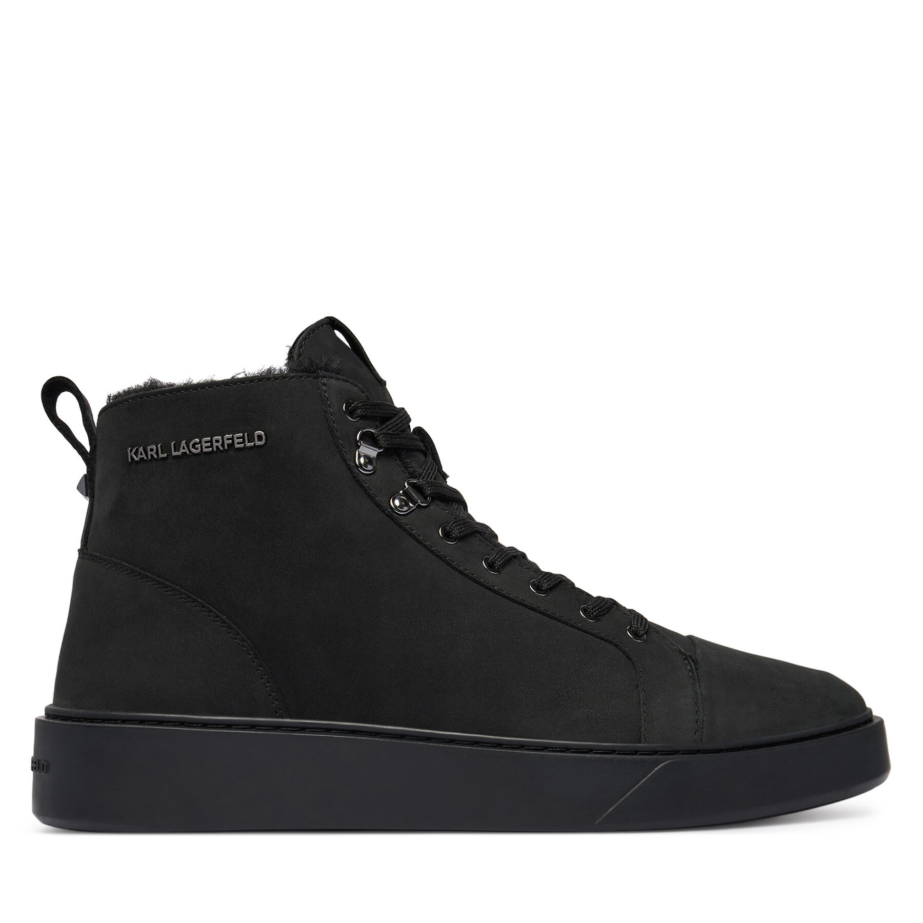 Sneakers KARL LAGERFELD Flint II KL53353L Negru