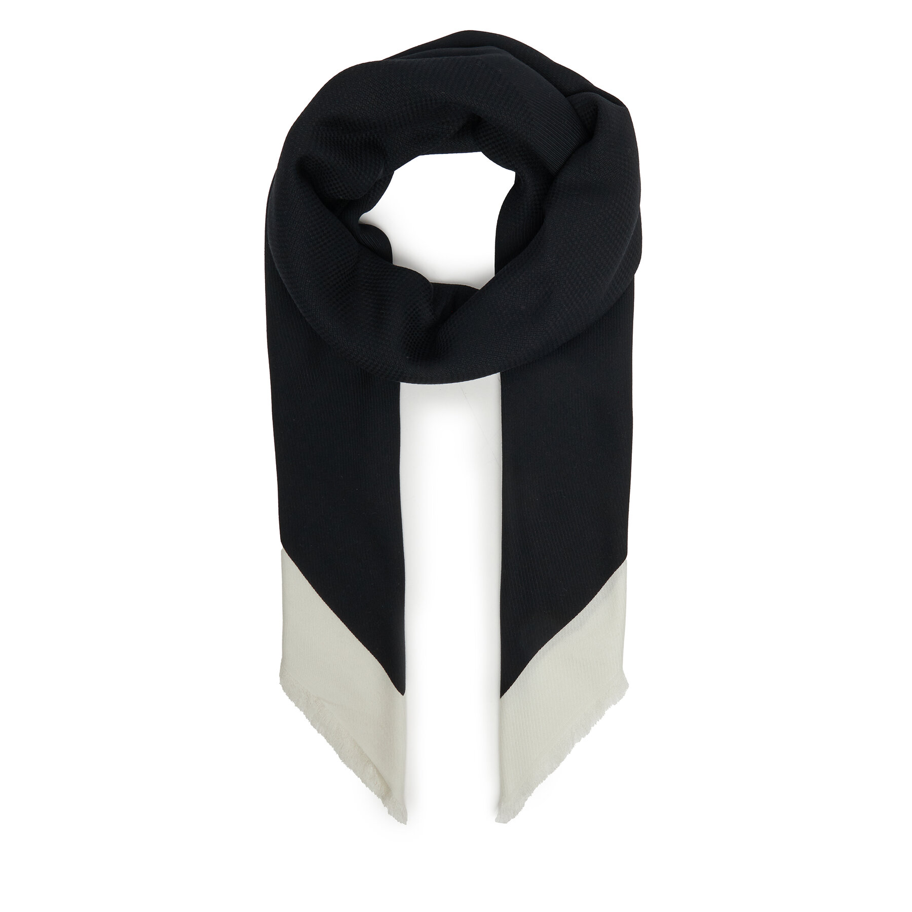 Eșarfă Calvin Klein Bold Logo LV04F8052G Negru