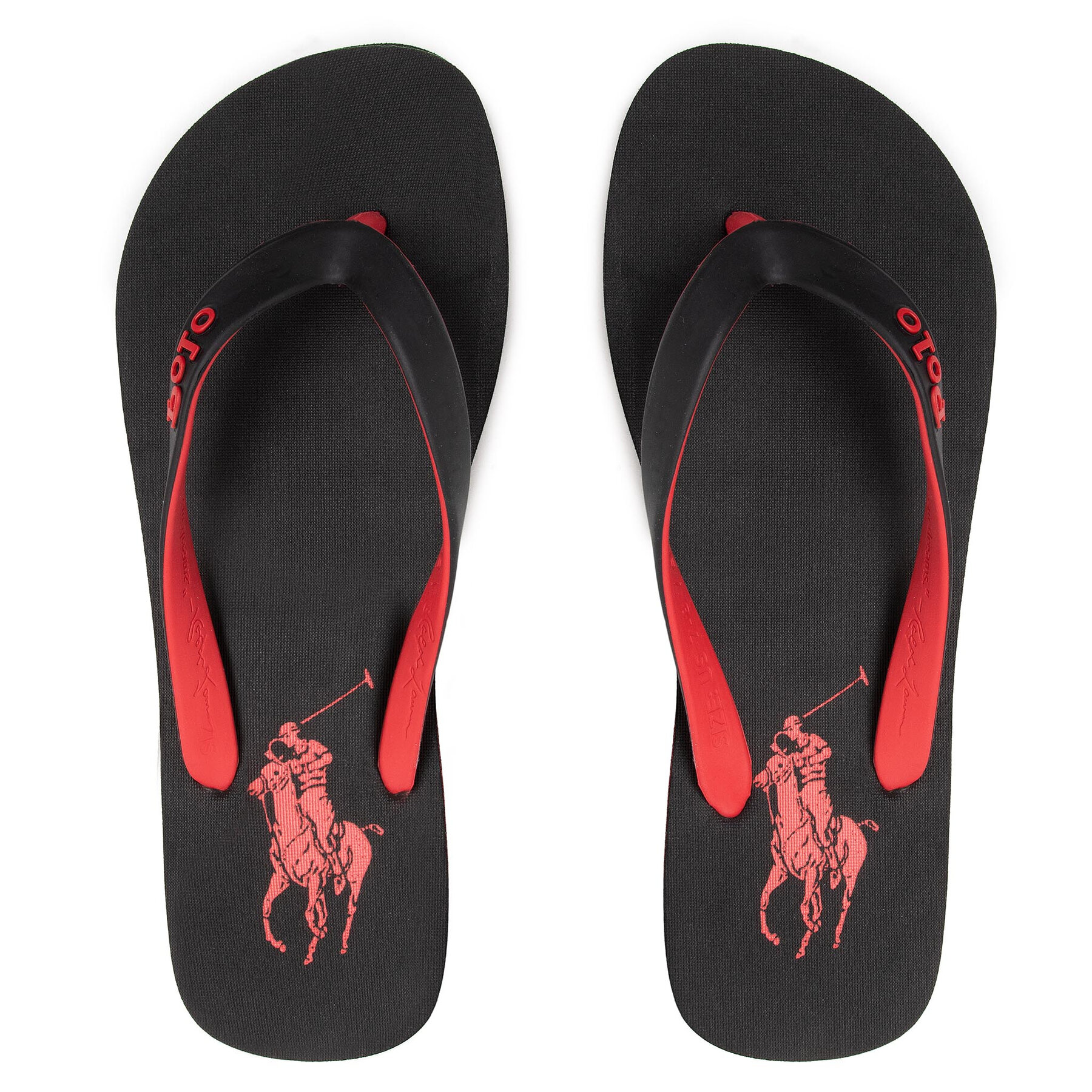 Chancletas Polo Ralph Lauren Bolt Sn Csl 816830673003 Negro