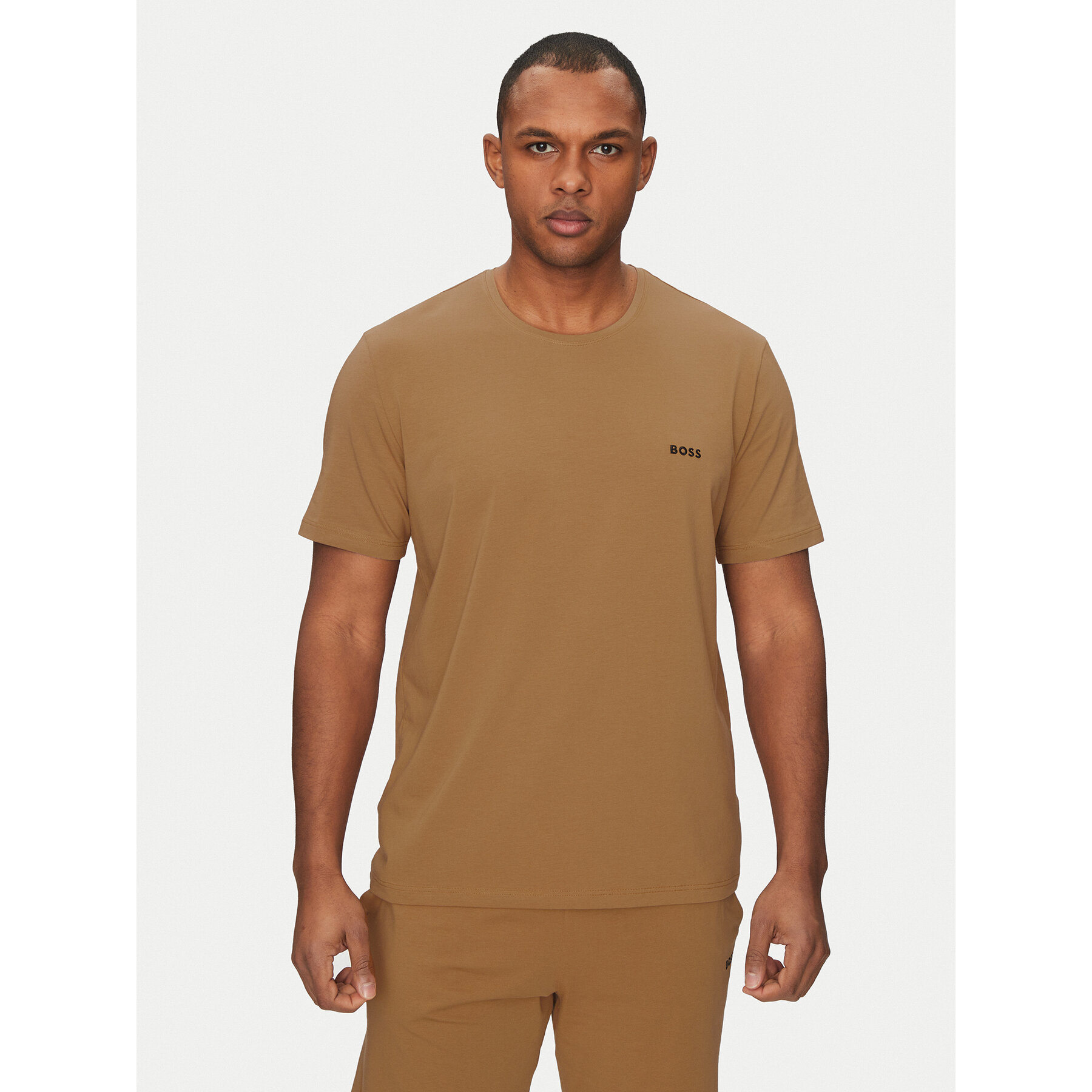 BOSS Póló Mix&Match 50515312 Bézs Regular Fit