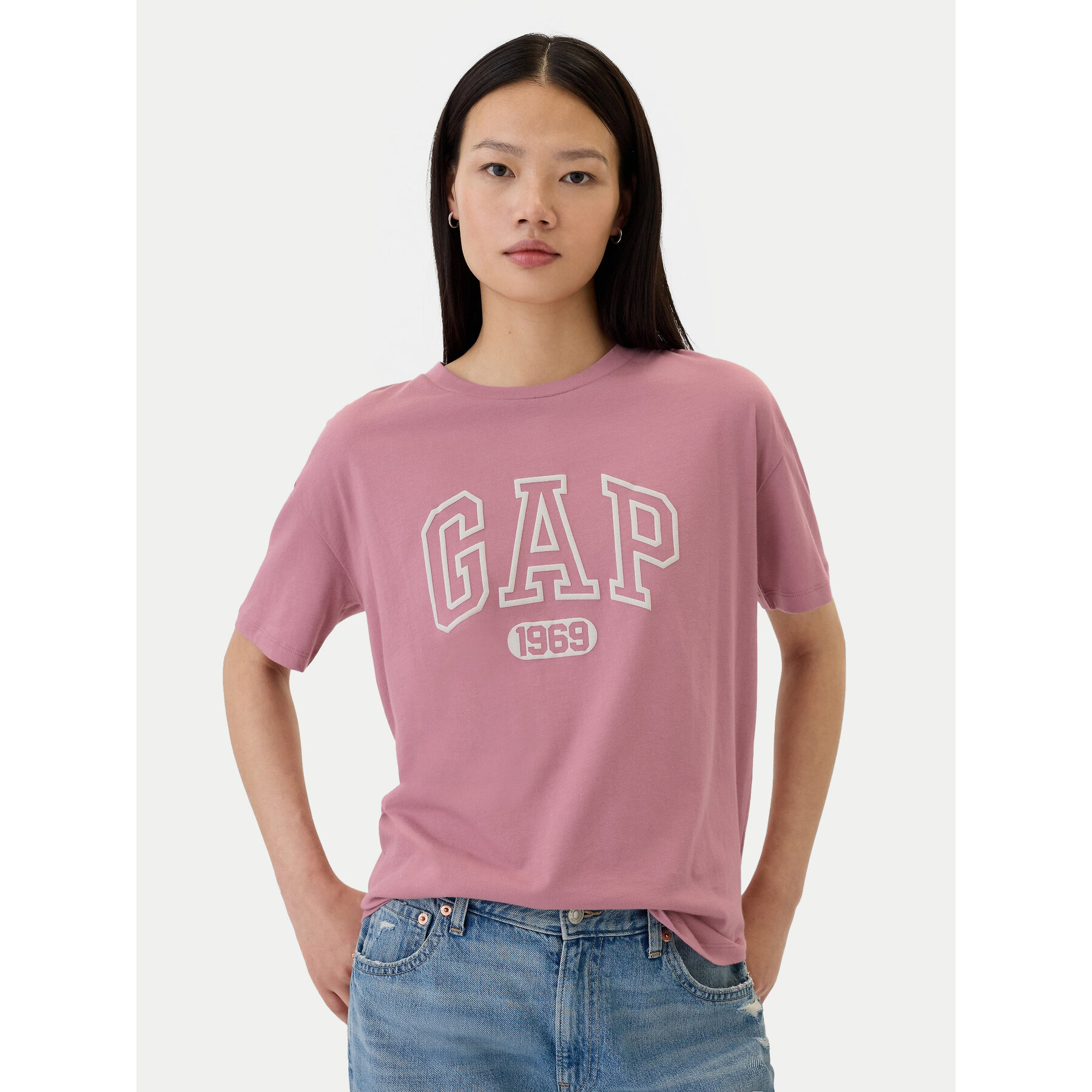 Gap T-Shirt 500012-03 Ροζ Oversize