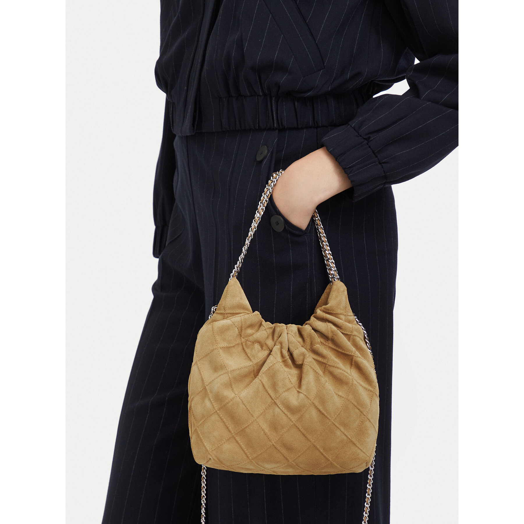Kabelka Tory Burch 166066 Béžová