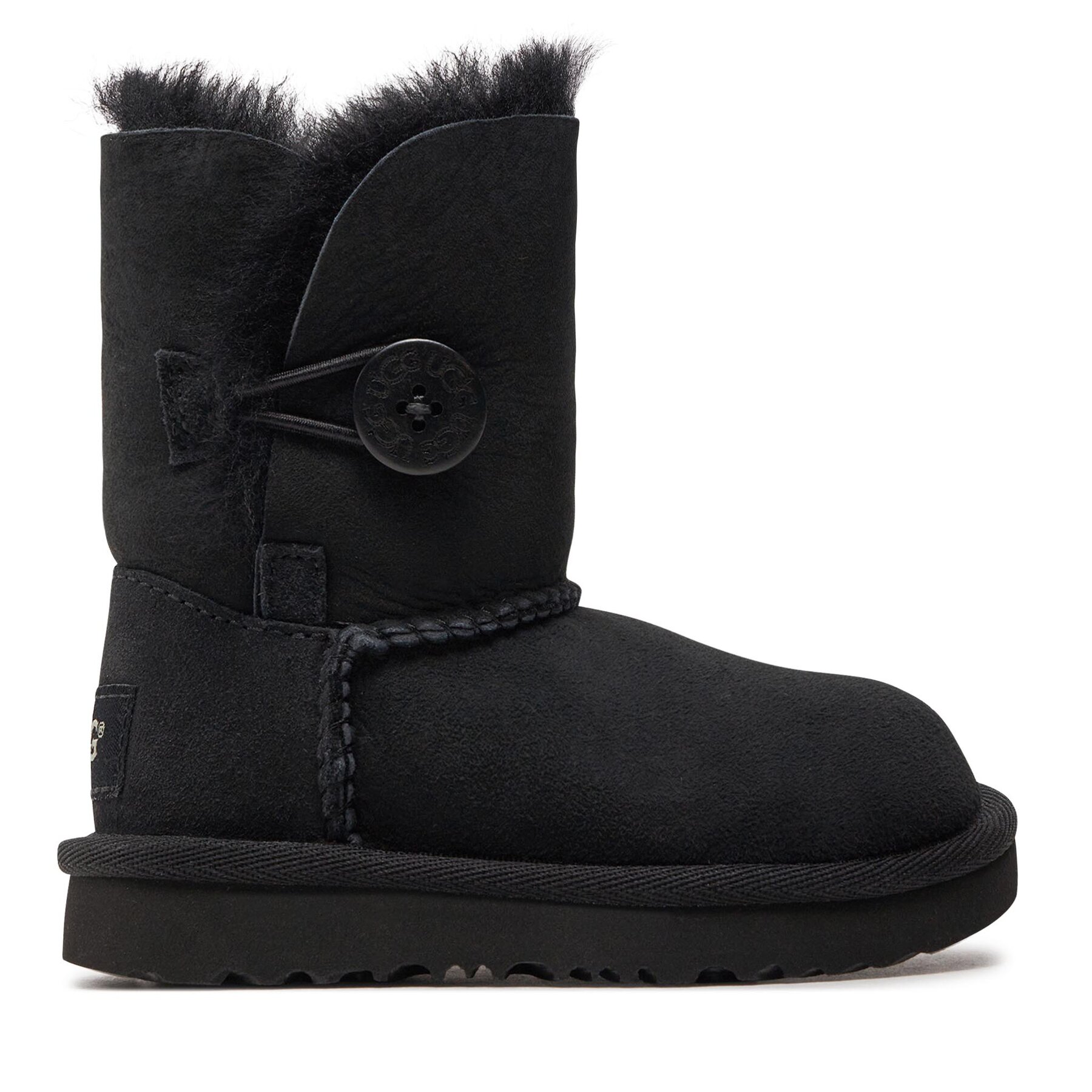 Ugg Μπότες Χιονιού Ugg T Bailey Button II 1017400T Μαύρο