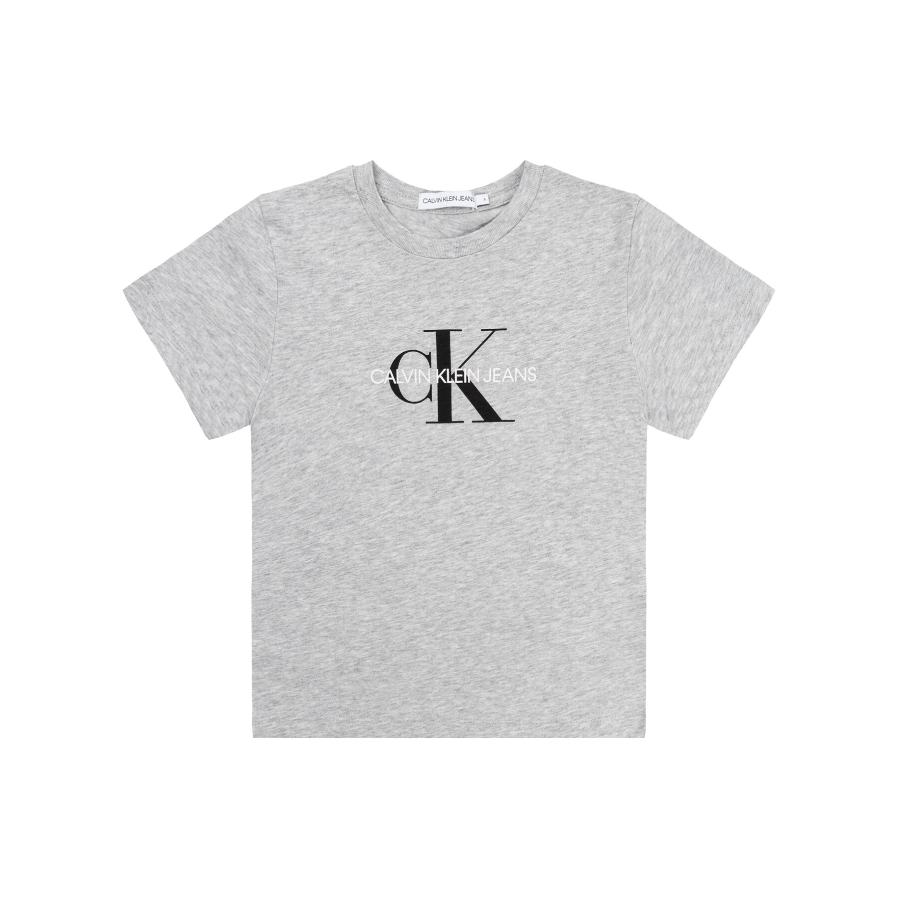Calvin Klein Jeans Póló Monogram Logo IU0IU00068 Szürke Regular Fit