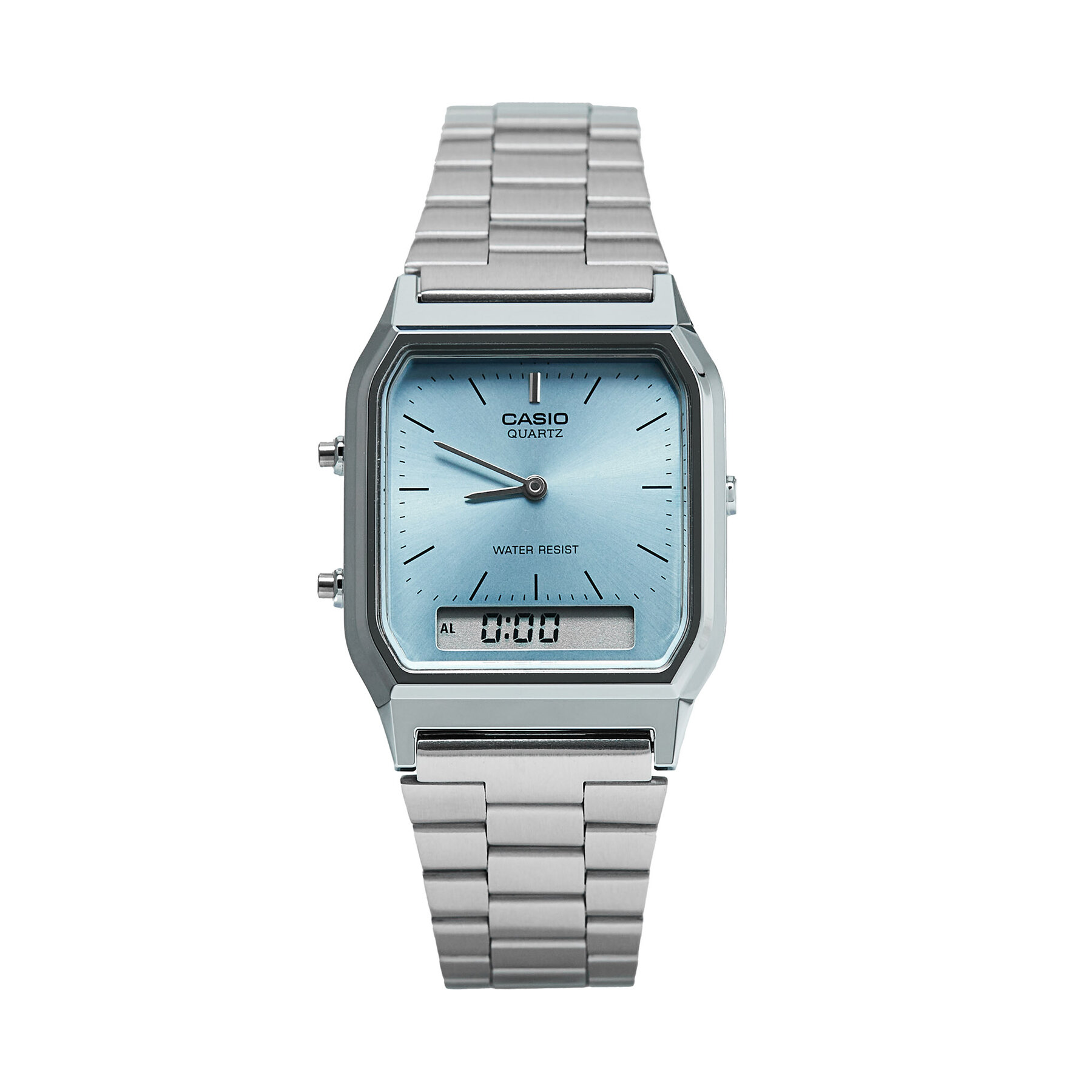 Casio Ρολόι Casio Vintage Maxi AQ-230A-2A1MQYES Ασημί