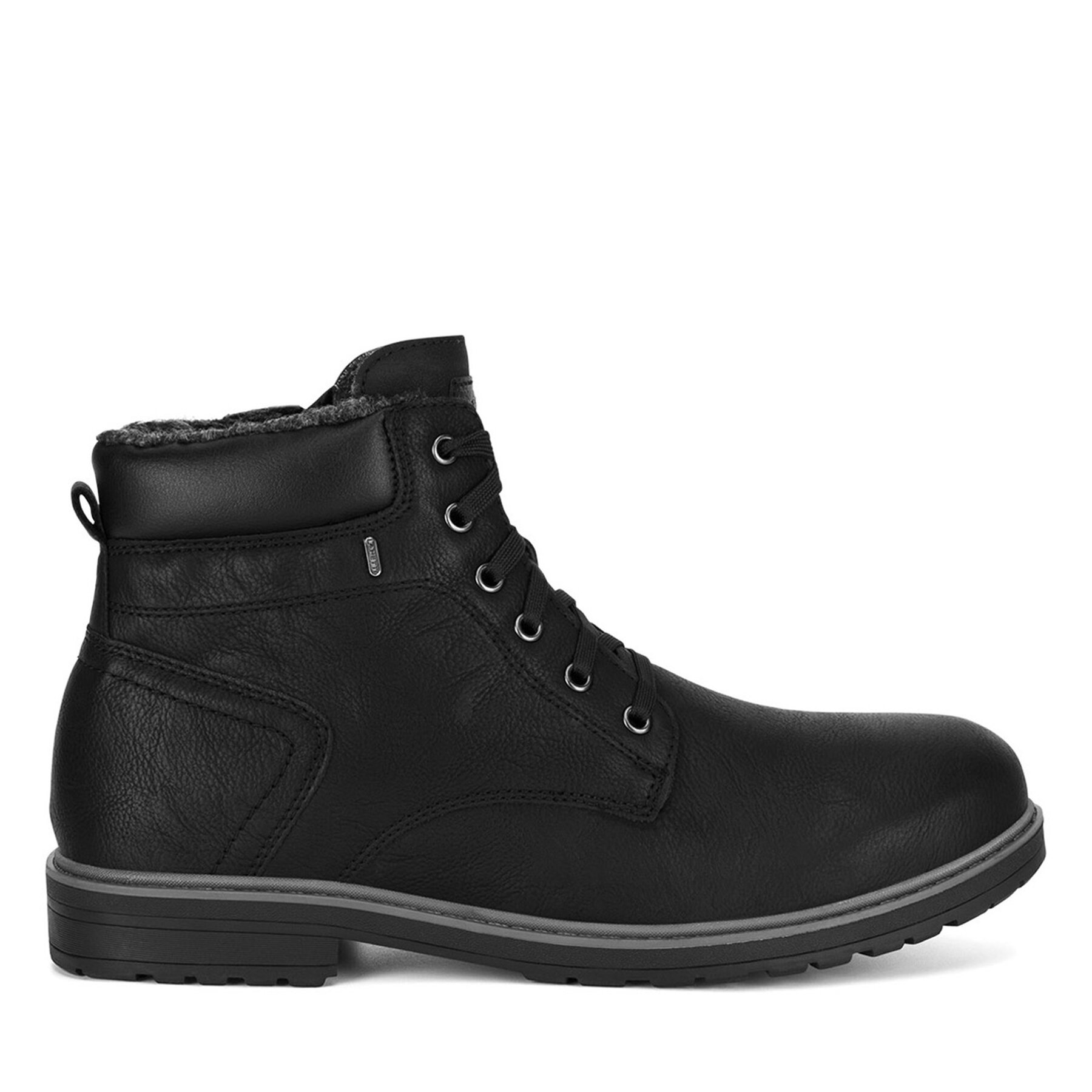 Šnurovacia obuv Lanetti MBS-6997-05 Čierna