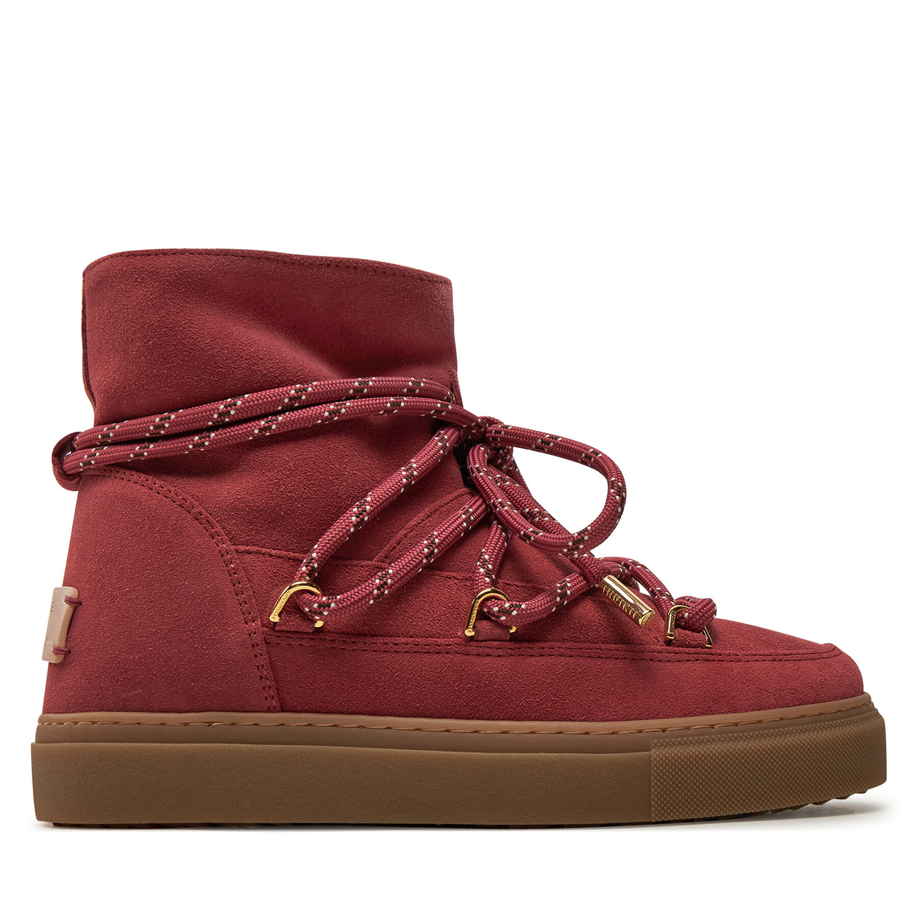 Stivali da neve Inuikii Jacquard Lace 75202-150 Rosa