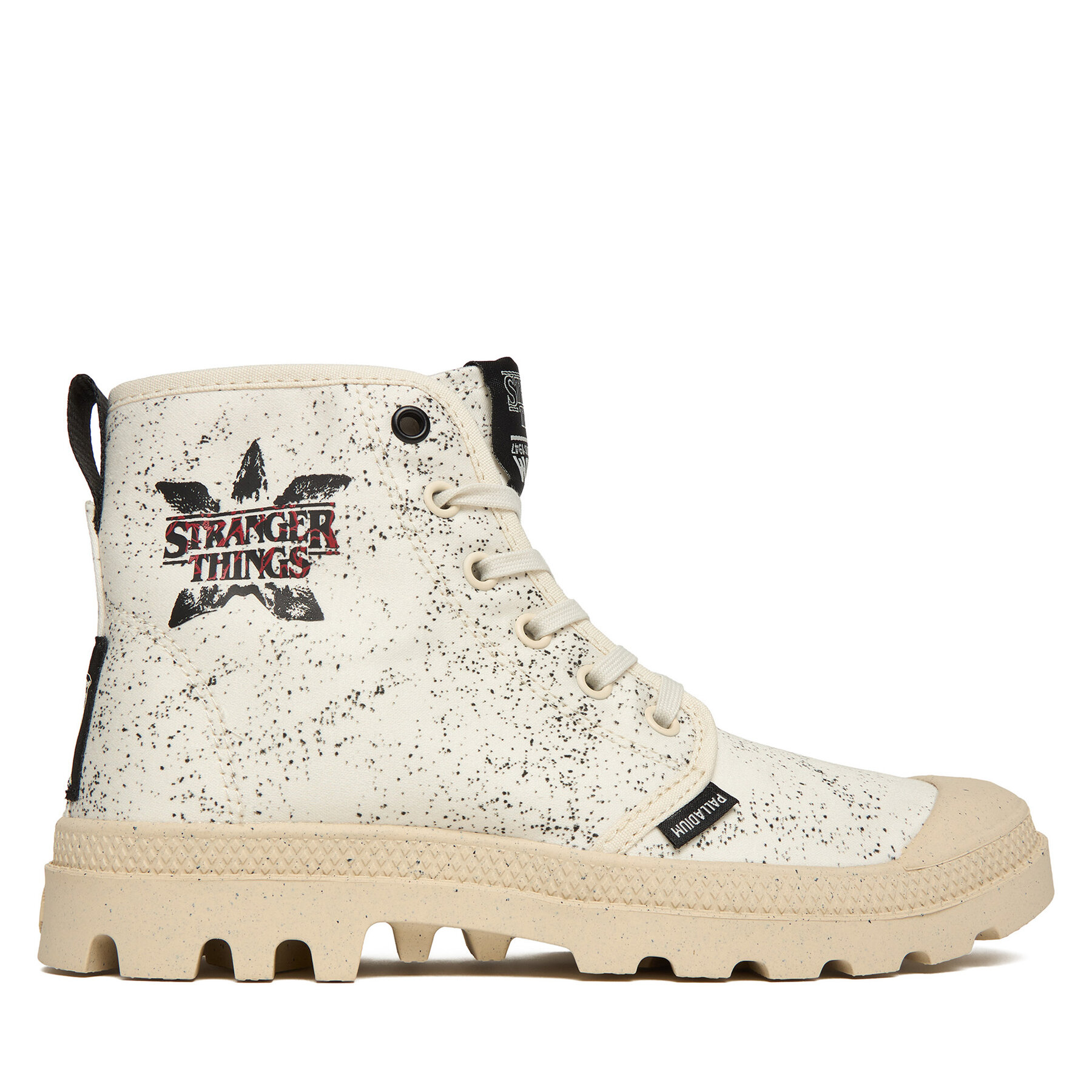 Scarponcini Palladium Pampa Demodog 74497-180-M Bianco