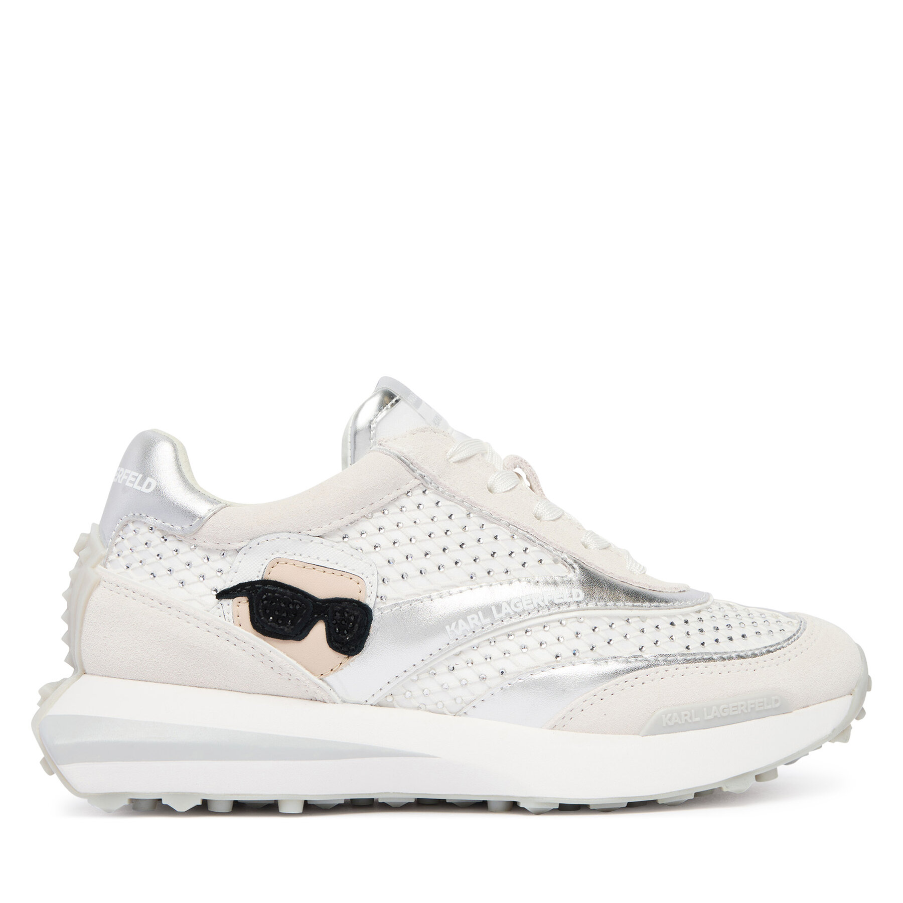 Sneakersy KARL LAGERFELD KL62933N Biela