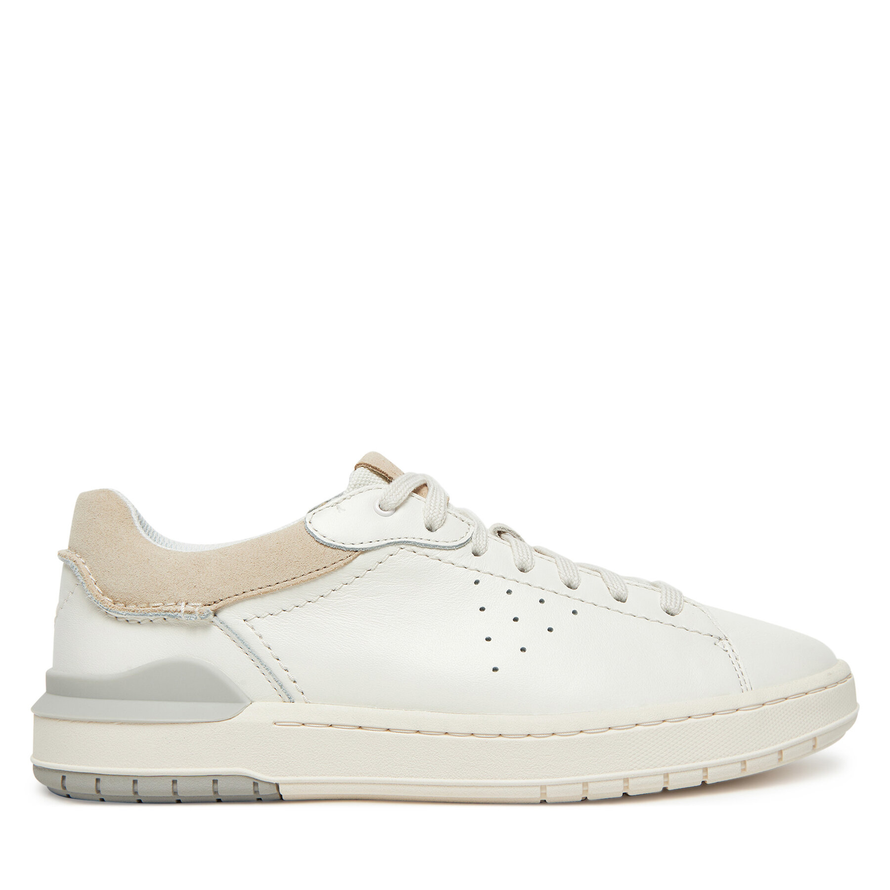 Sneakersy Clarks Courtlite2 Run 26181325 Bílá