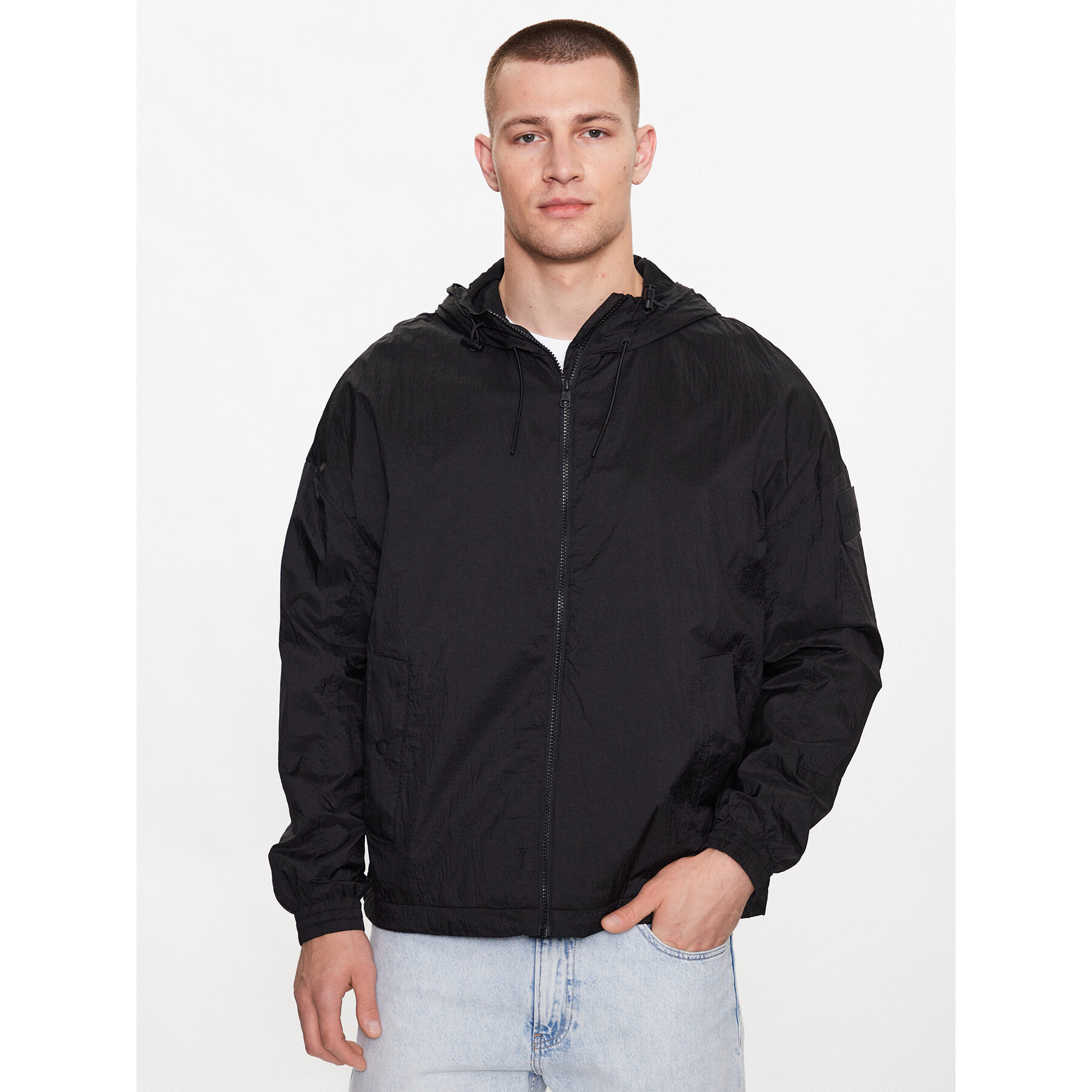 Calvin Klein Jeans Übergangsjacke J30J323472 Schwarz Regular Fit