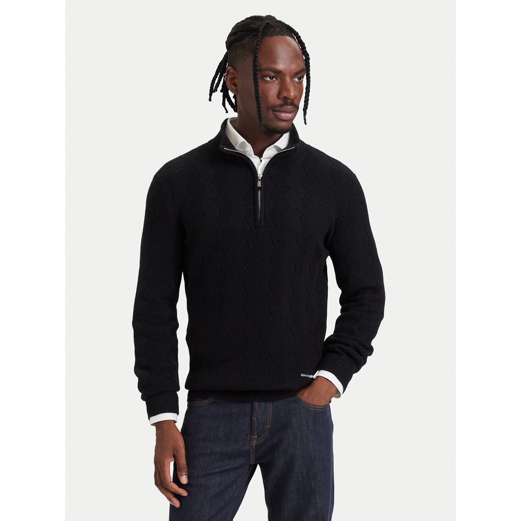 KARL LAGERFELD Pullover 655028 564308 Schwarz Regular Fit