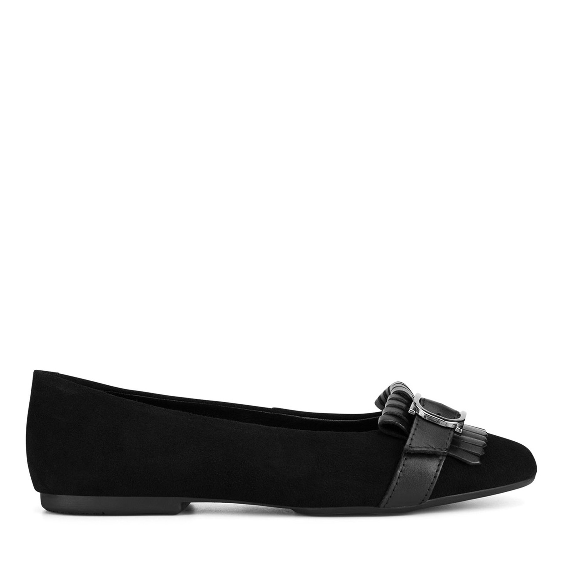 Damskie Baleriny Sergio Bardi, Rozmiar 37 Czarny RST-E1068-01SB