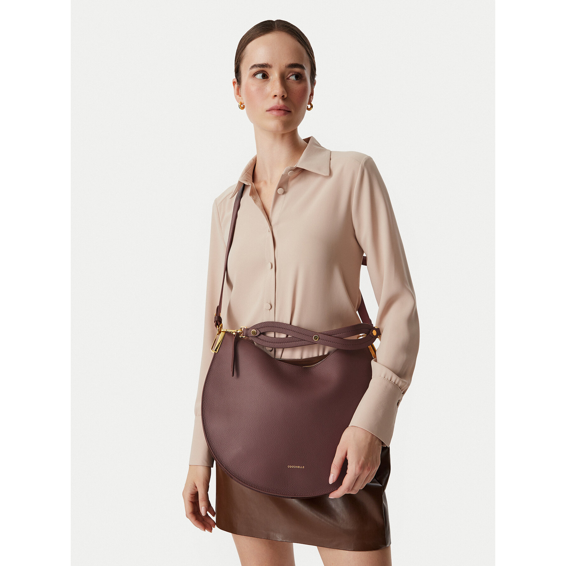 Coccinelle Τσάντα Coccinelle QKF Coccinellesunup E1 QKF 13 01 01 Μπορντό