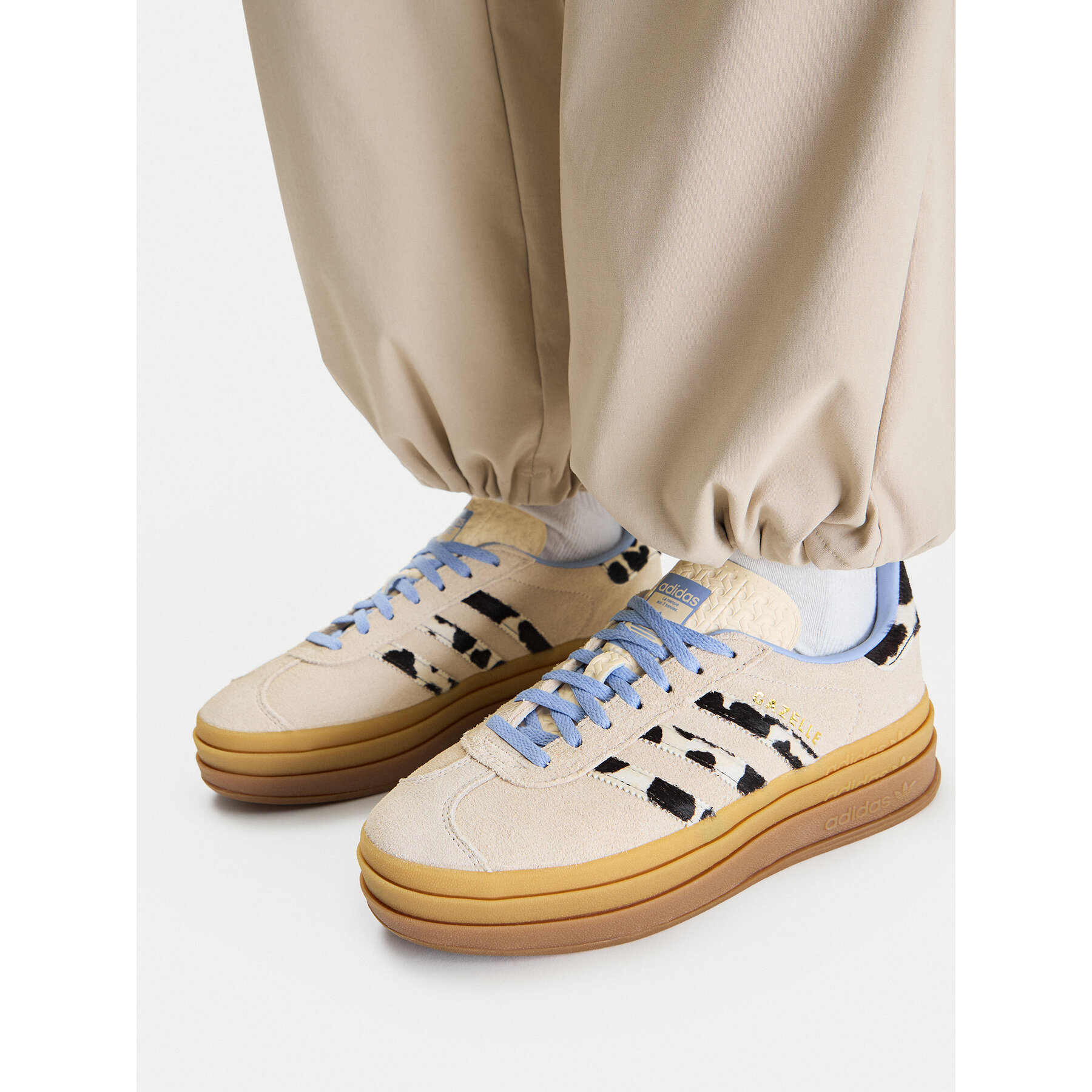 Сникърси adidas Gazelle Bold KI7227 Бежов
