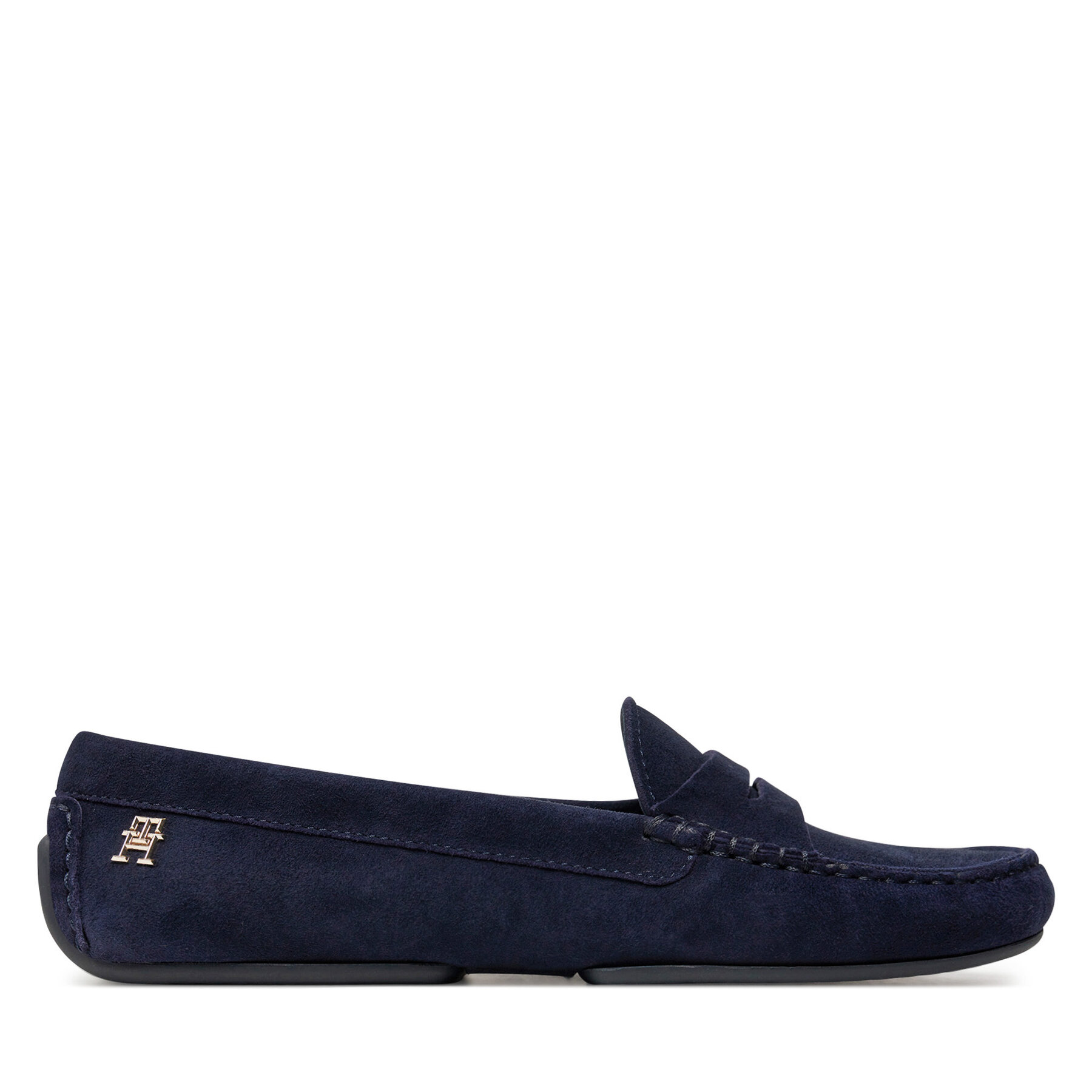 Mocassini Tommy Hilfiger Th Suede Driver Loafer FW0FW08563 Blu scuro