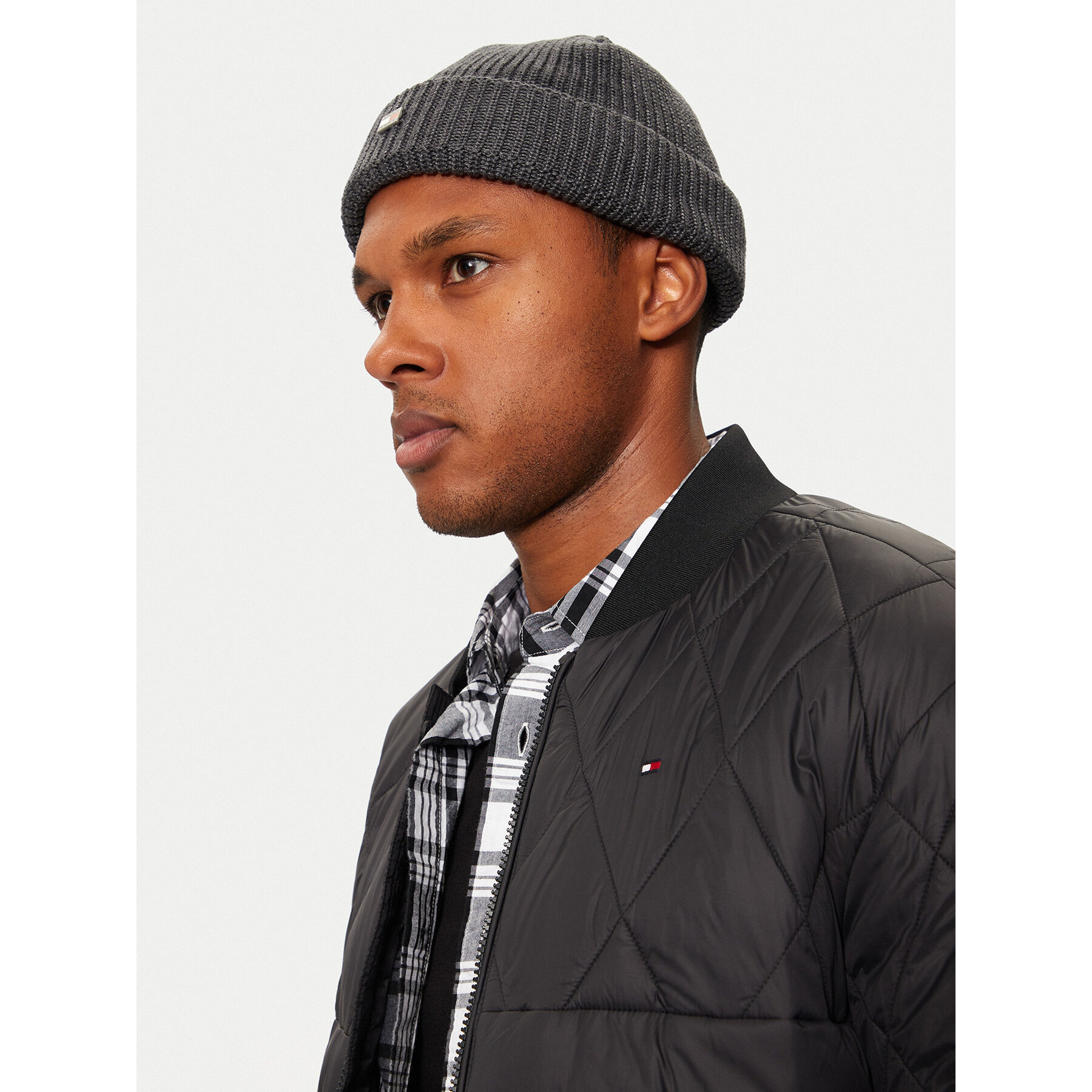 Gorro Tommy Hilfiger AM0AM12635 Gris