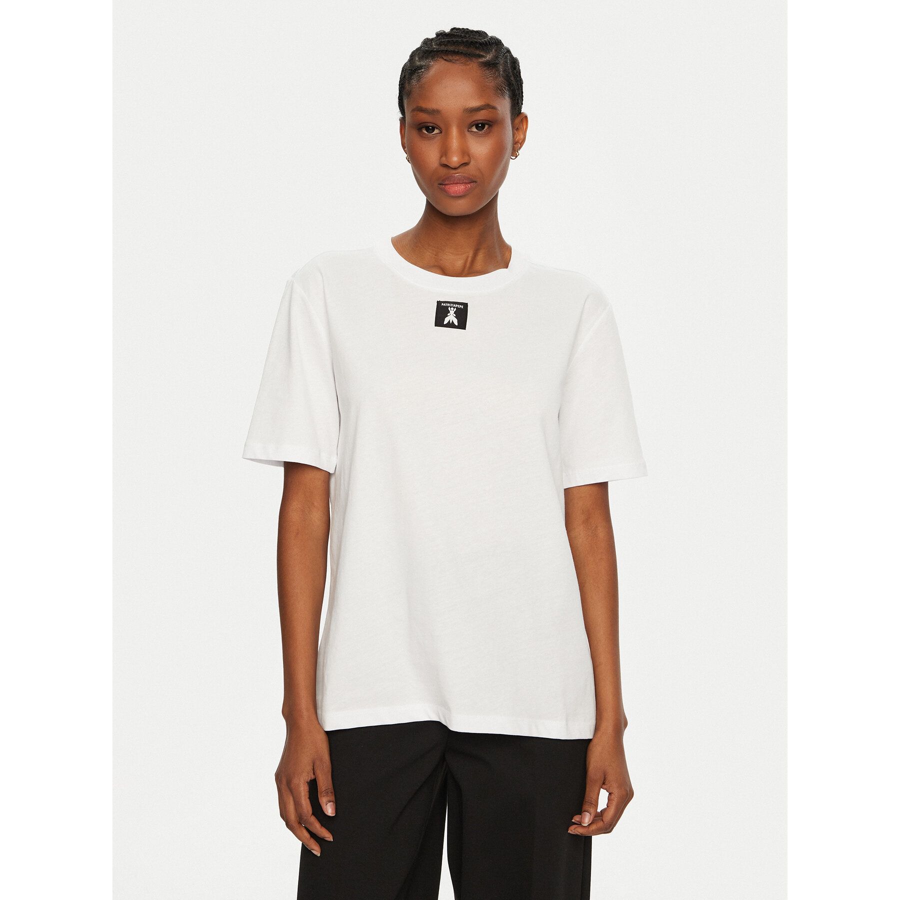 Patrizia Pepe T-shirt 8M1612/J089-W103 Bianco Regular Fit