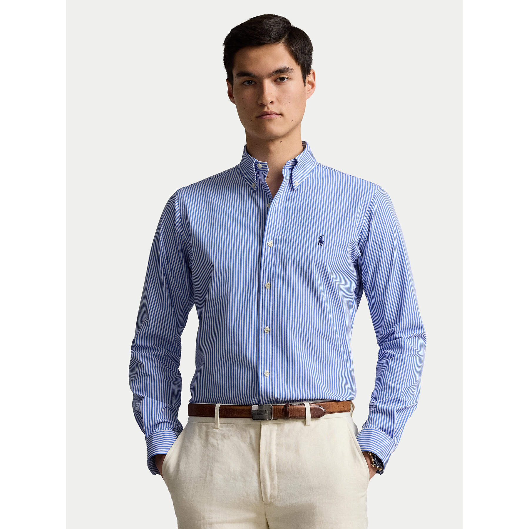 Polo Ralph Lauren Hemd 710929346001 Hellblau Custom Fit