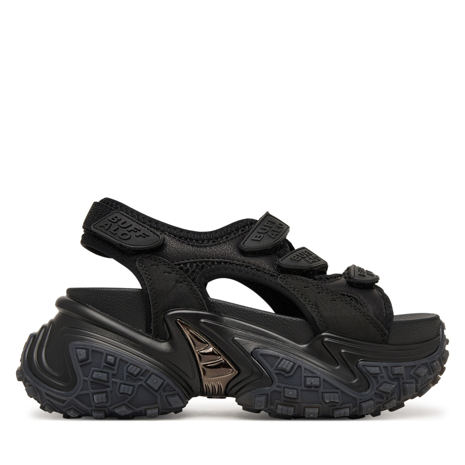 Szandál Buffalo Cerbo Sandal Track 1602366 Fekete