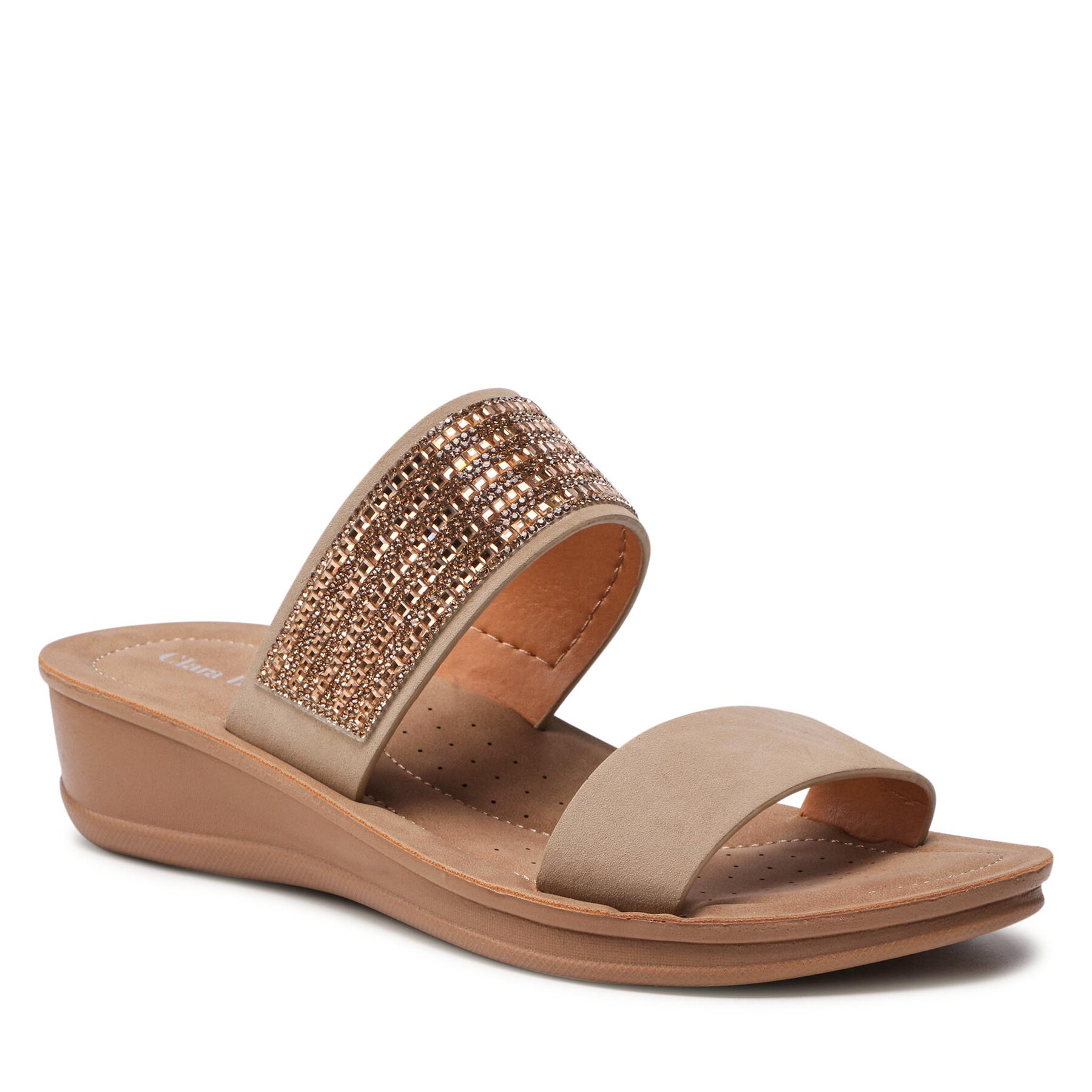 Παντόφλες Clara Barson WSS20581-01 Καφέ