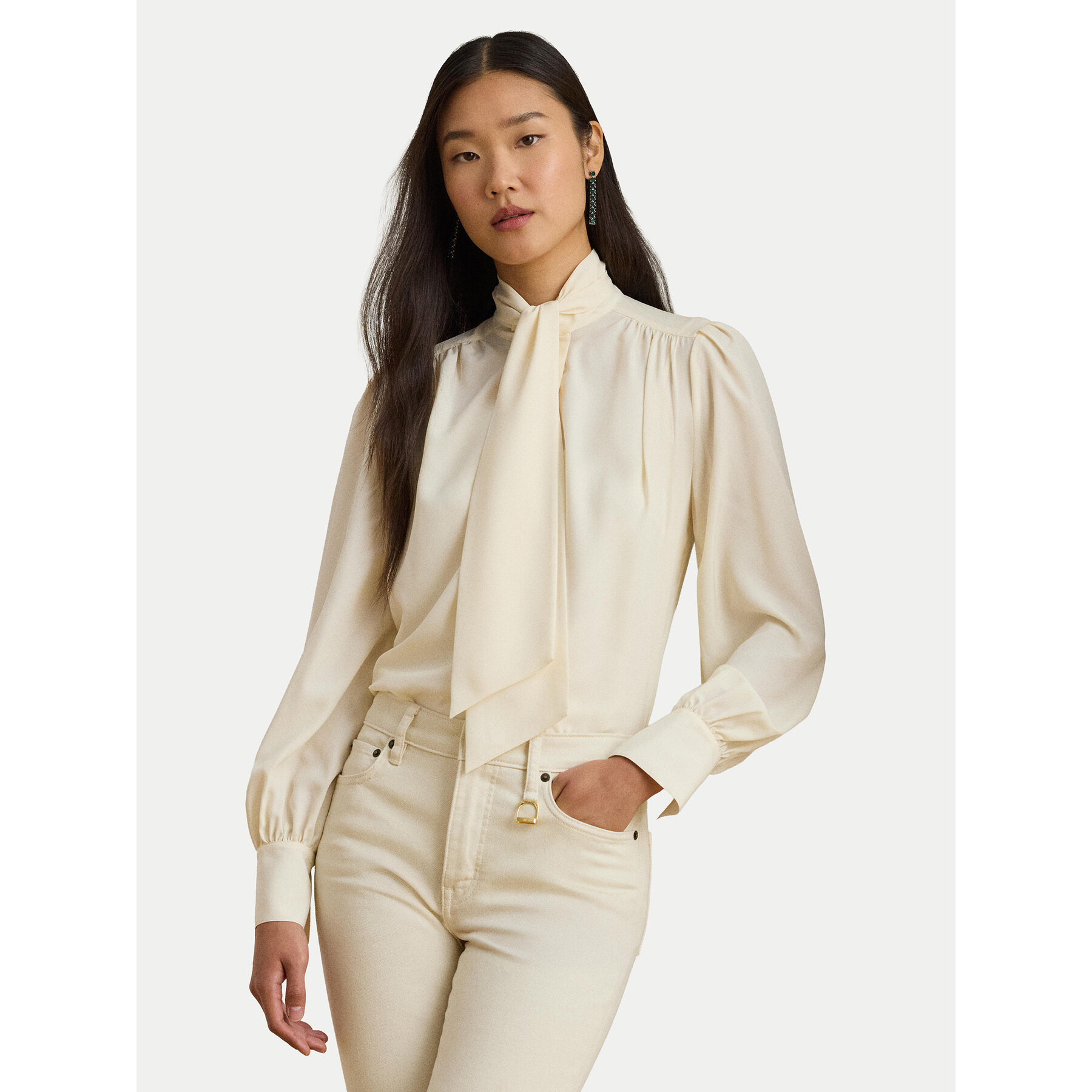 LAUREN RALPH LAUREN Hemd 200P14083001 Beige Relaxed Fit