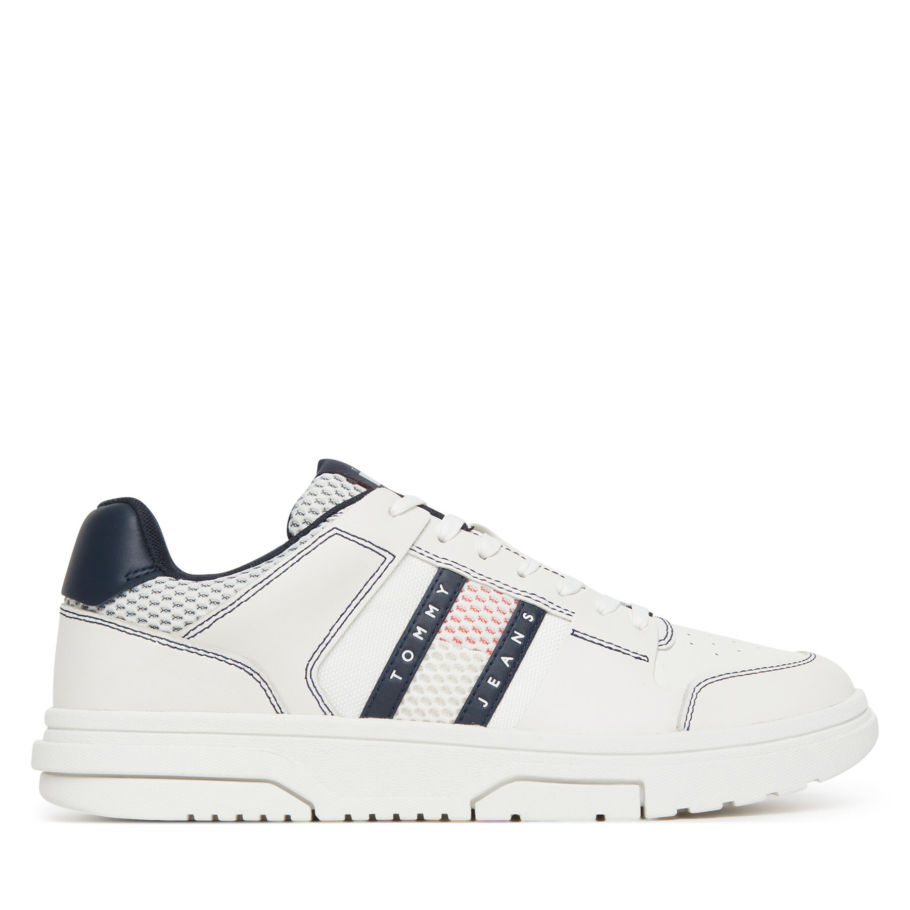 Sneakersy Tommy Jeans Tjm The Brooklyn EM0EM01548 Biela