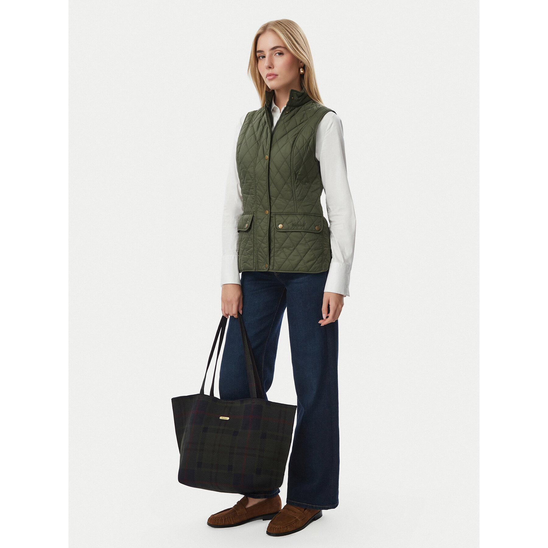Дамска чанта Barbour LBA0517TN43 Зелен