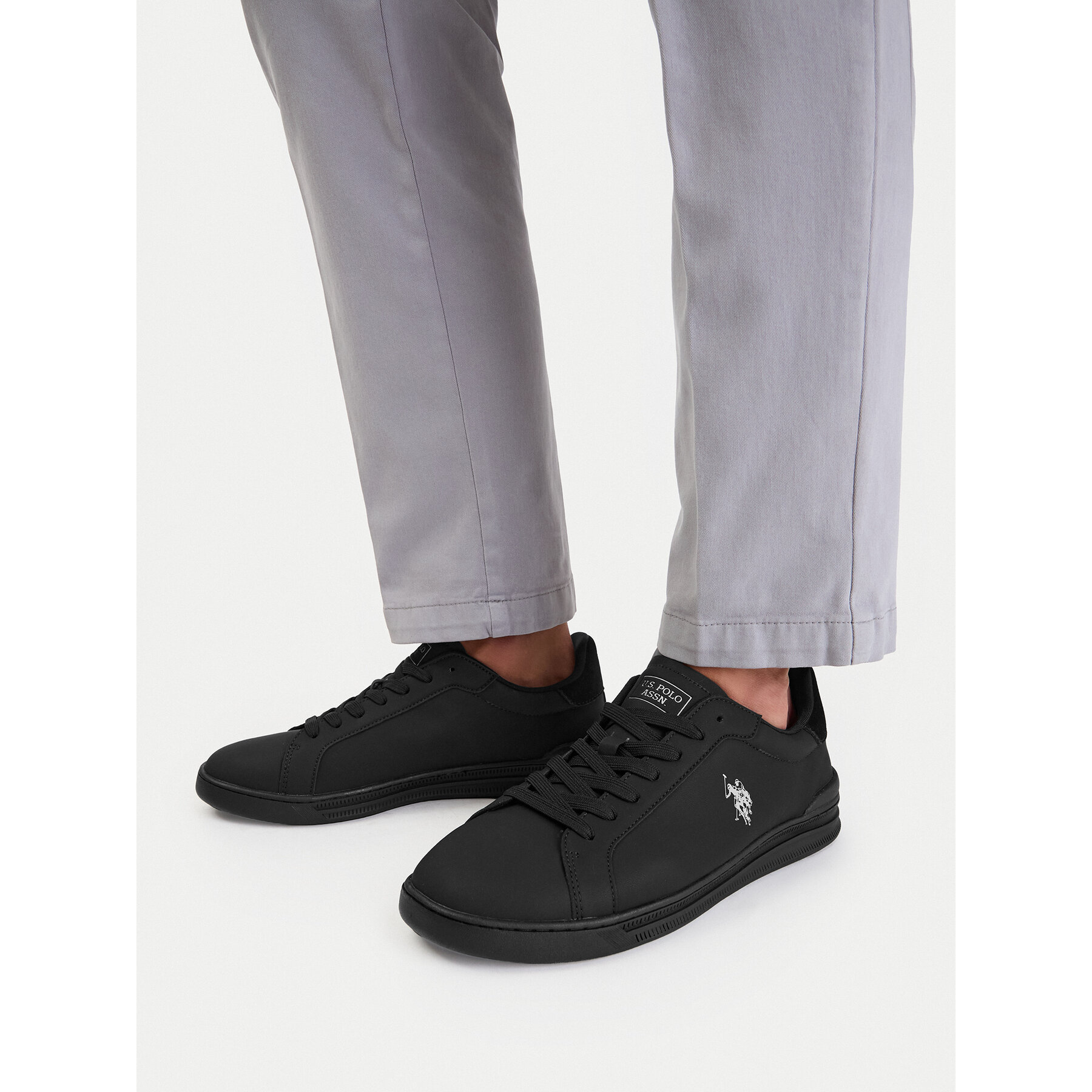 Сникърси U.S. Polo Assn. EO-SANDRO001M/GY1 Черен