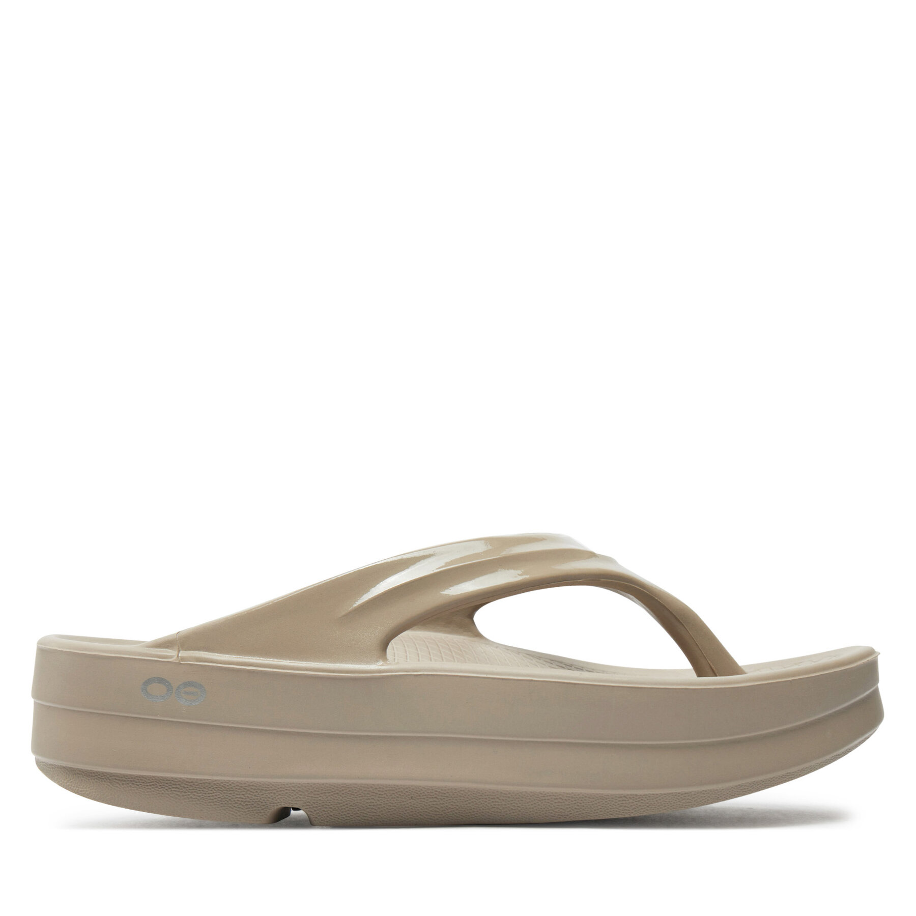 Tåsandaler OOfos Oomega Oolala 1410 Beige