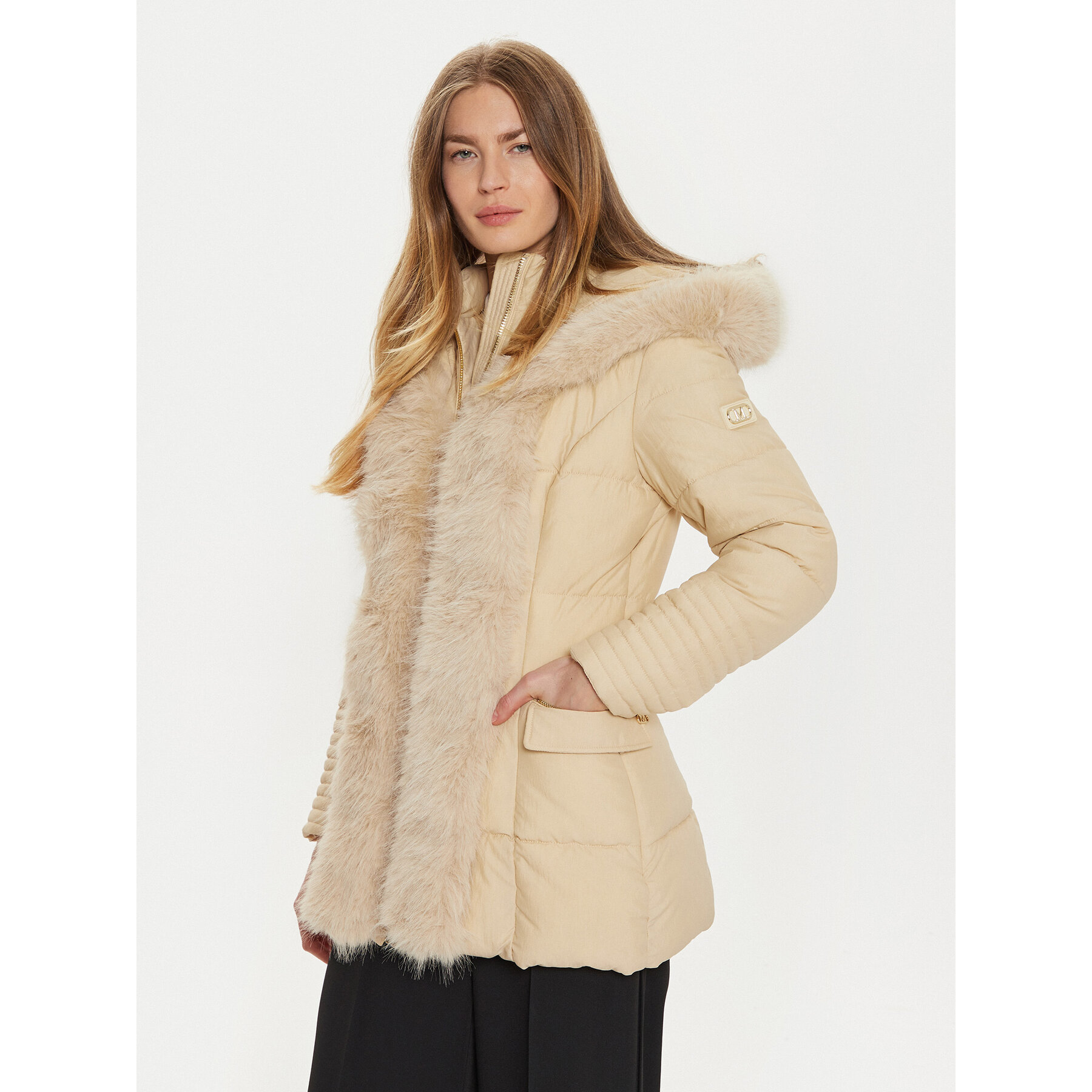 Marciano Guess Daunenjacke Zoe 4BGL41 7188A Beige Regular Fit
