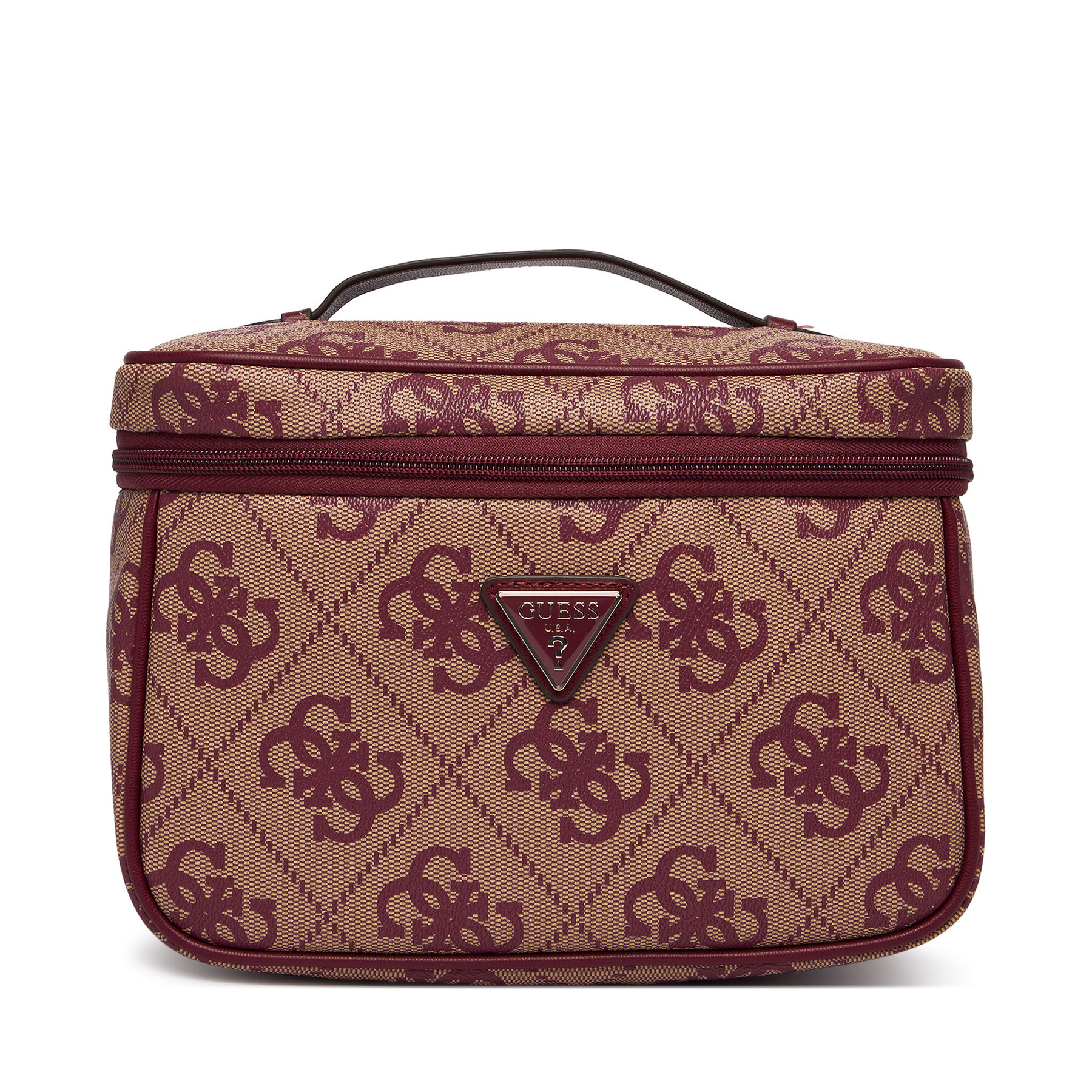 Geantă pentru cosmetice Guess Berta TWOB86 88039 Vișiniu